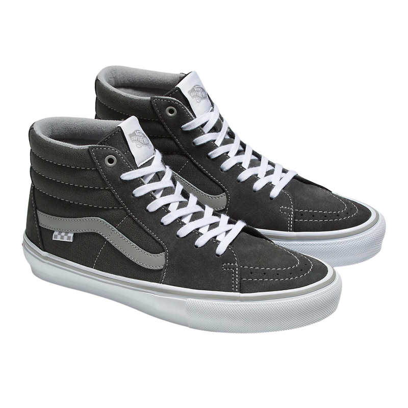 Vans Skate Sk8-Hi Dark Grey/White Men's Shoes