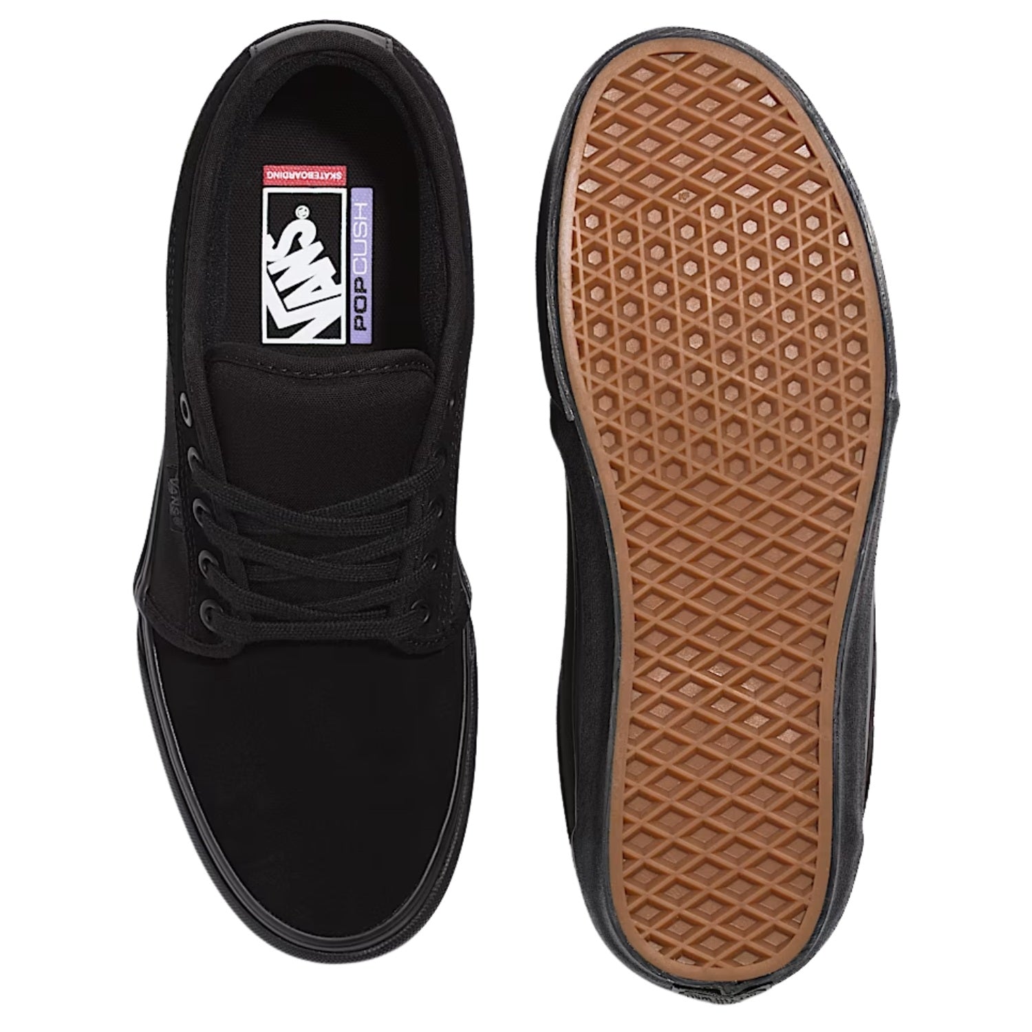 Vans Chukka Low Blackout Skate Shoes - Men's