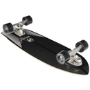 Carver C7 Black Tip Carbon Fiber Surfskate Raw 32.5" Complete