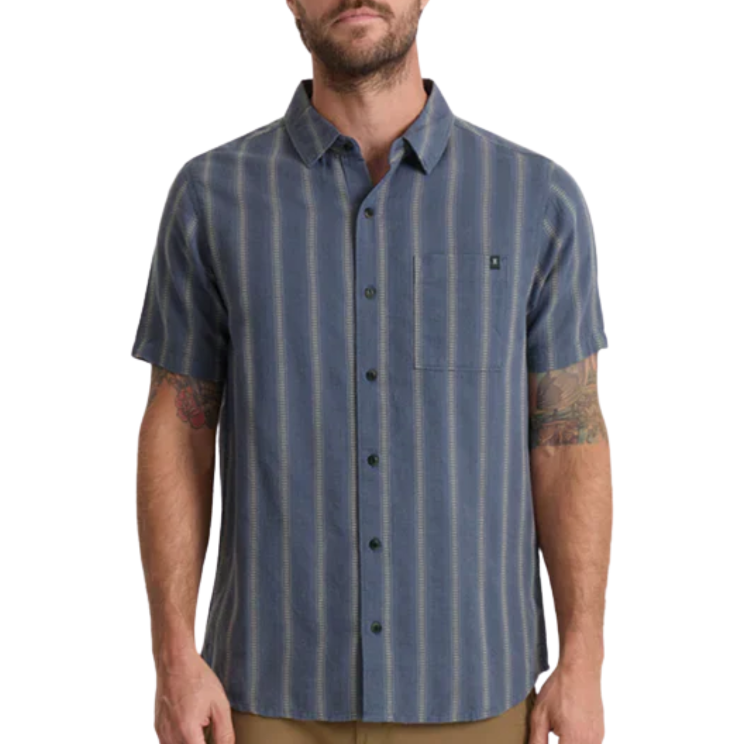 Roark Crosswinds Woven Button Up Shirt - Men's