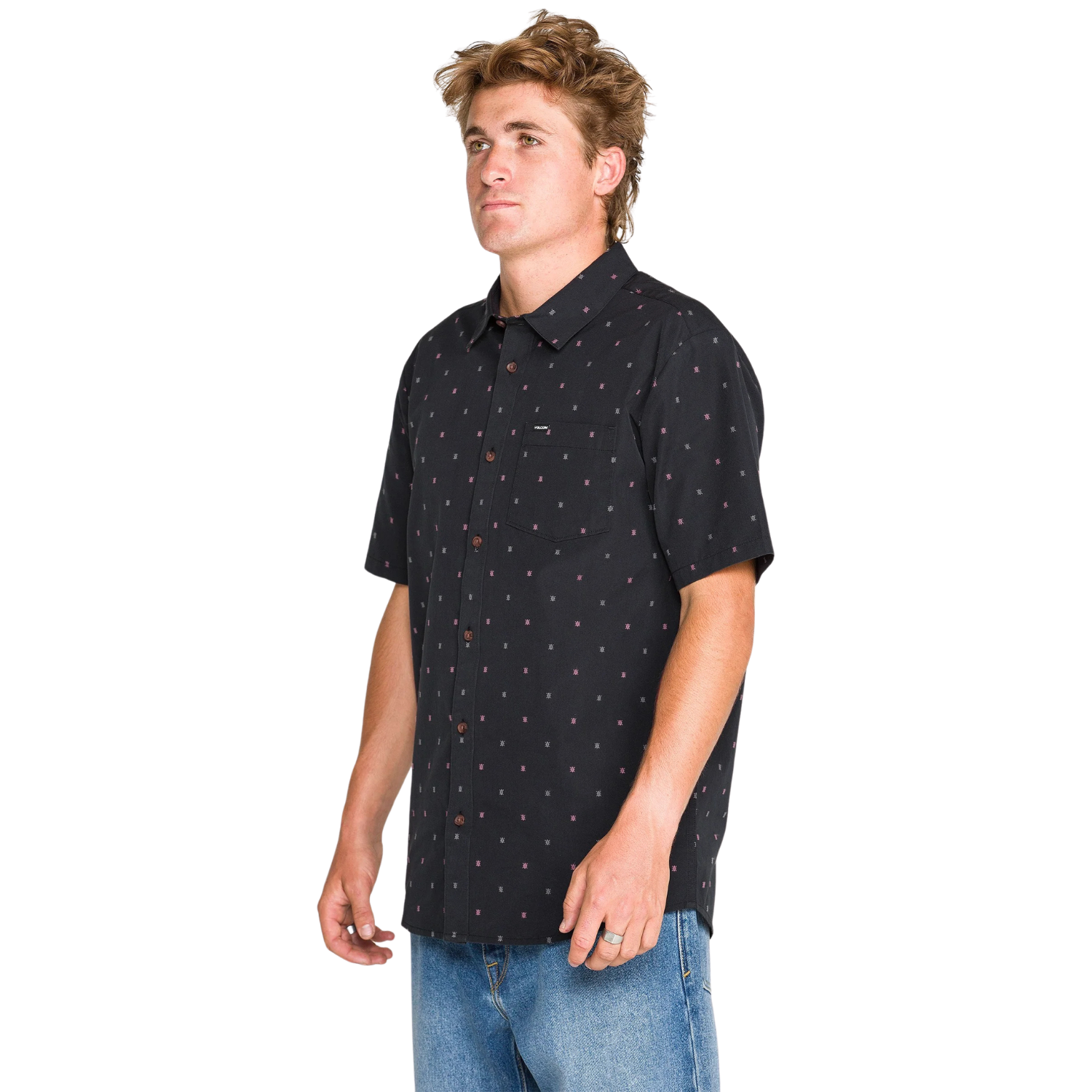 Volcom Bankstone 2 SS Button-up - Men's