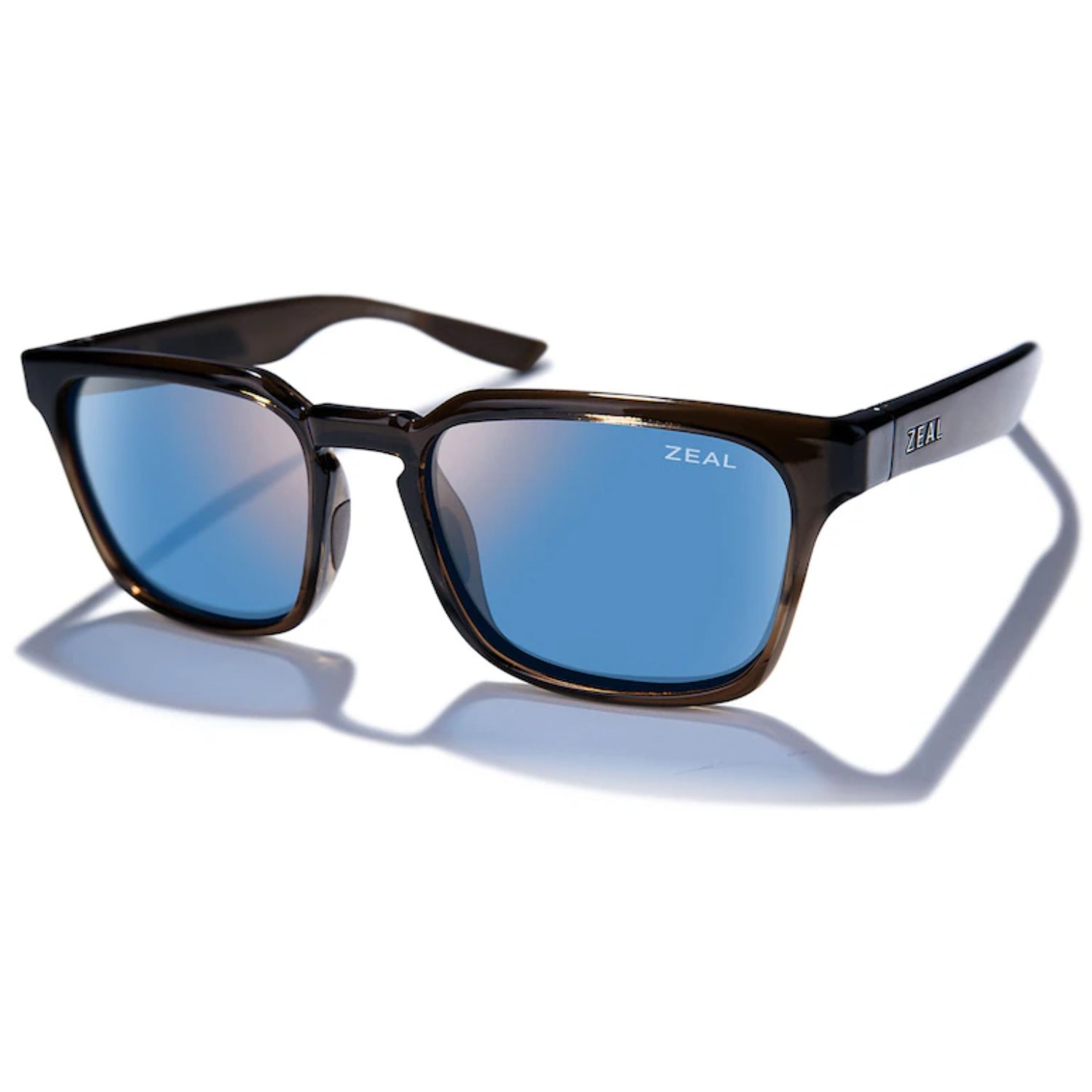 Transparent Light Brown | Horizon Blue
