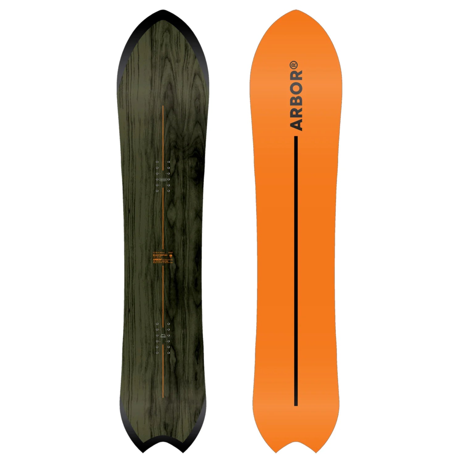 Arbor Rooster Fish Snowboard 2027 - Men's