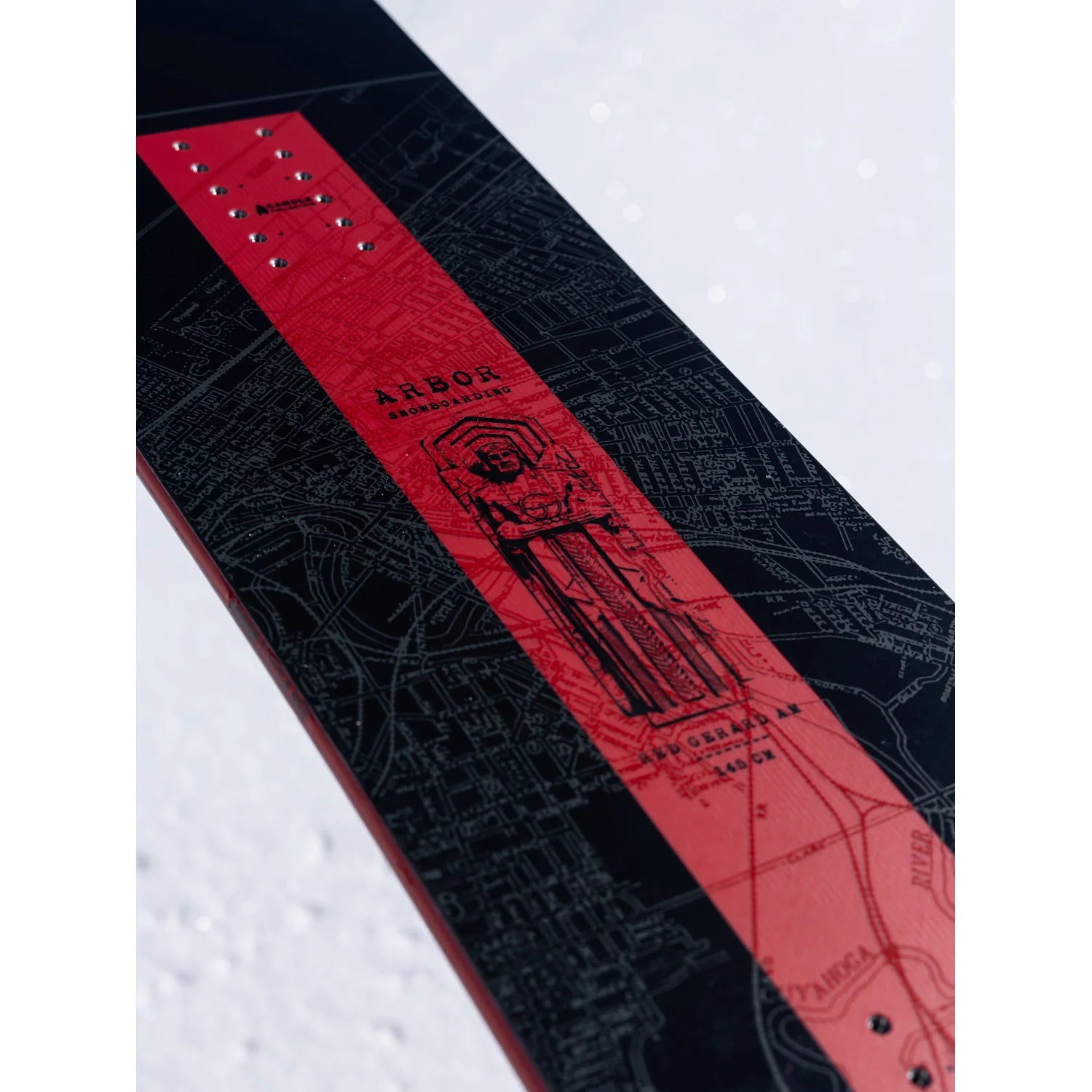 Arbor Red Gerard Am Snowboard 2027 - Youth