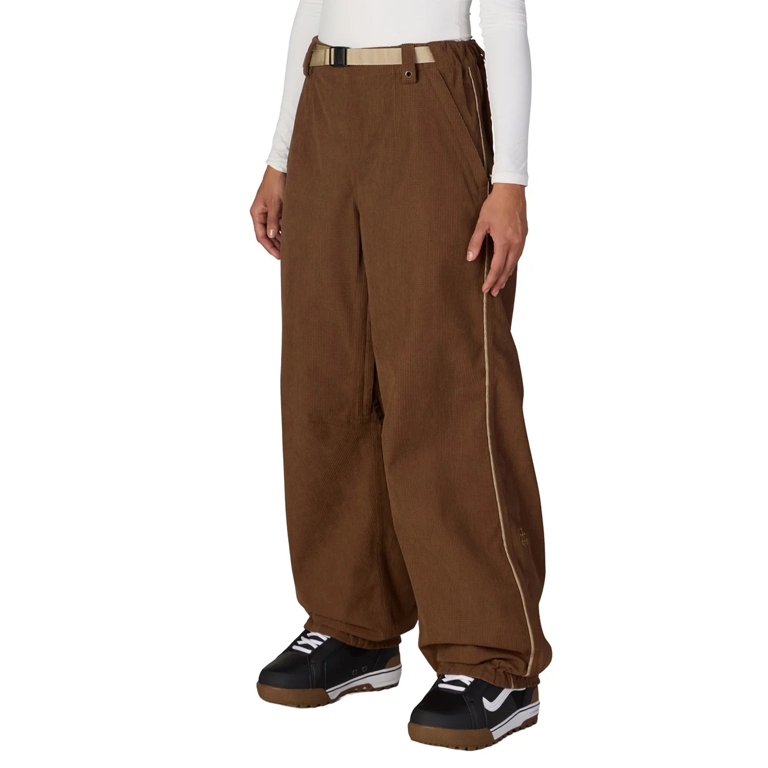 DARK EARTH GRID CORDUROY
