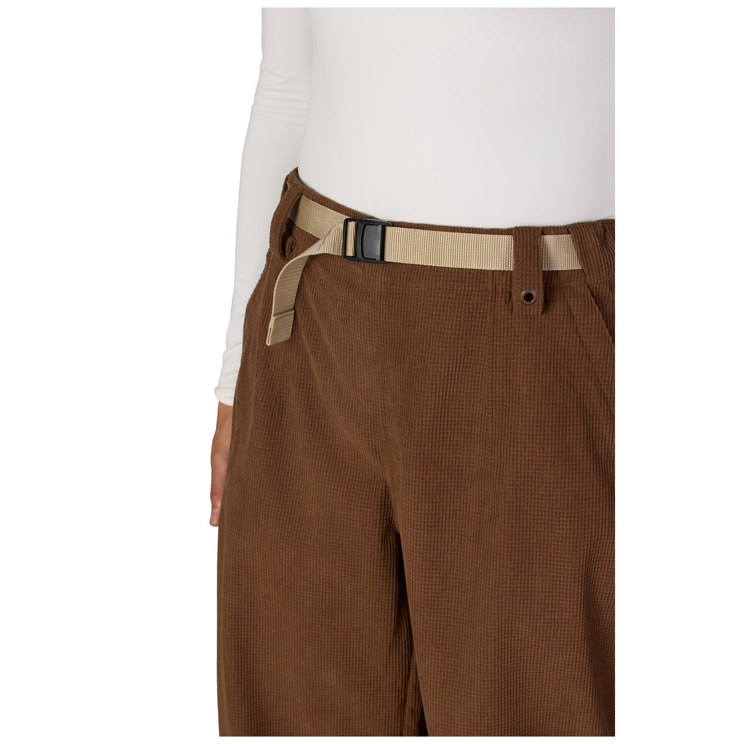 DARK EARTH GRID CORDUROY