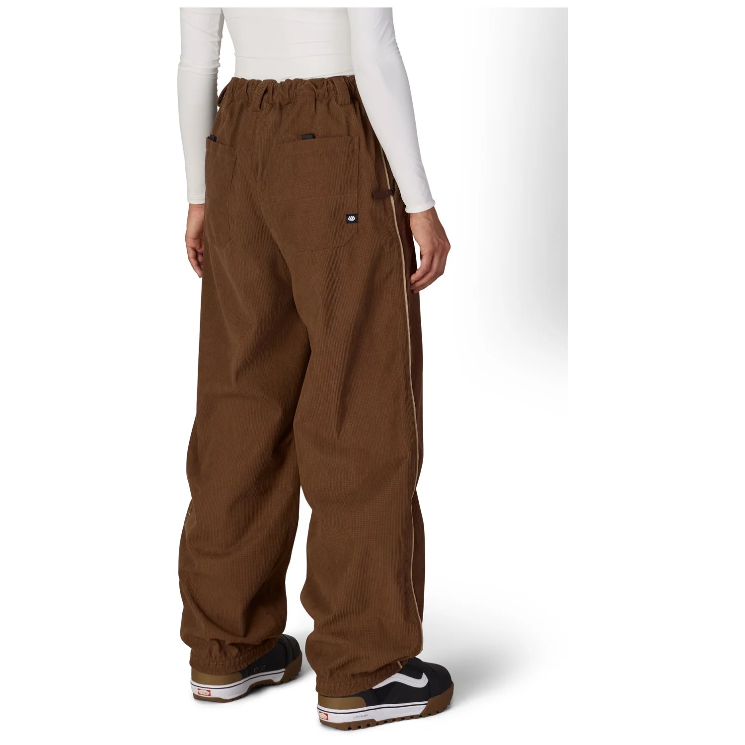 DARK EARTH GRID CORDUROY