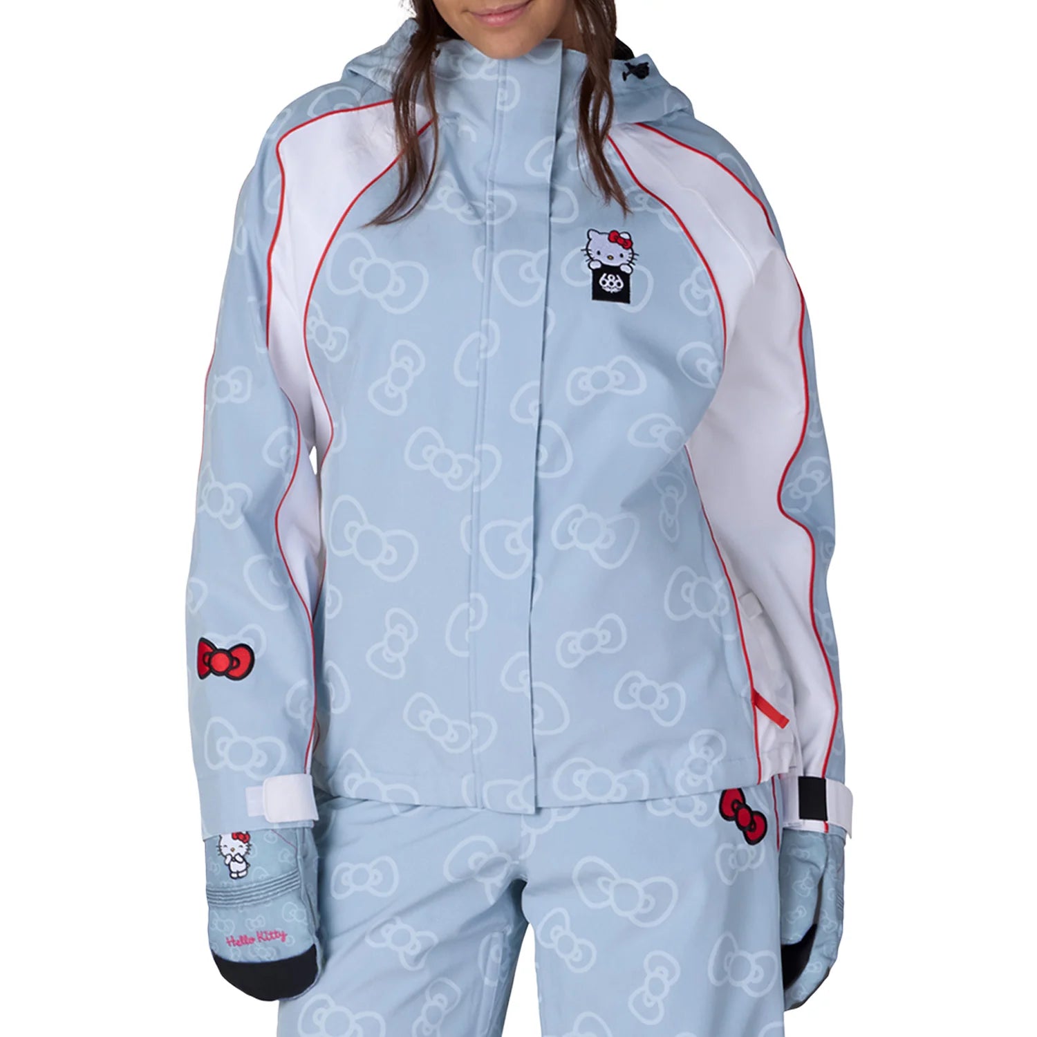 686 Hello Kitty Lil Bow Shell Jacket 2027 - Women's