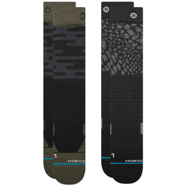 Stance Black Diamond 2 Pack Snow Socks 2024