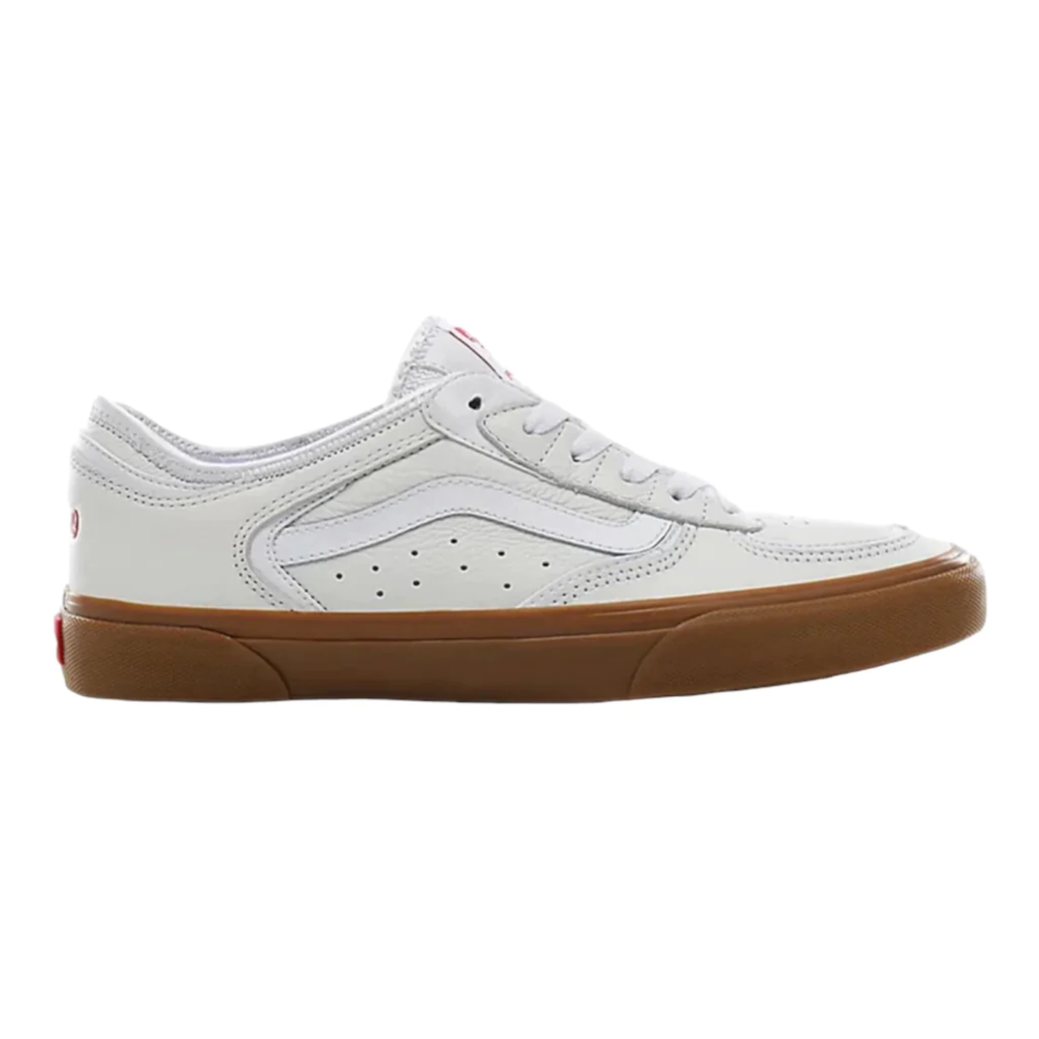Vans Rowley Skate Shoes - White/Gum