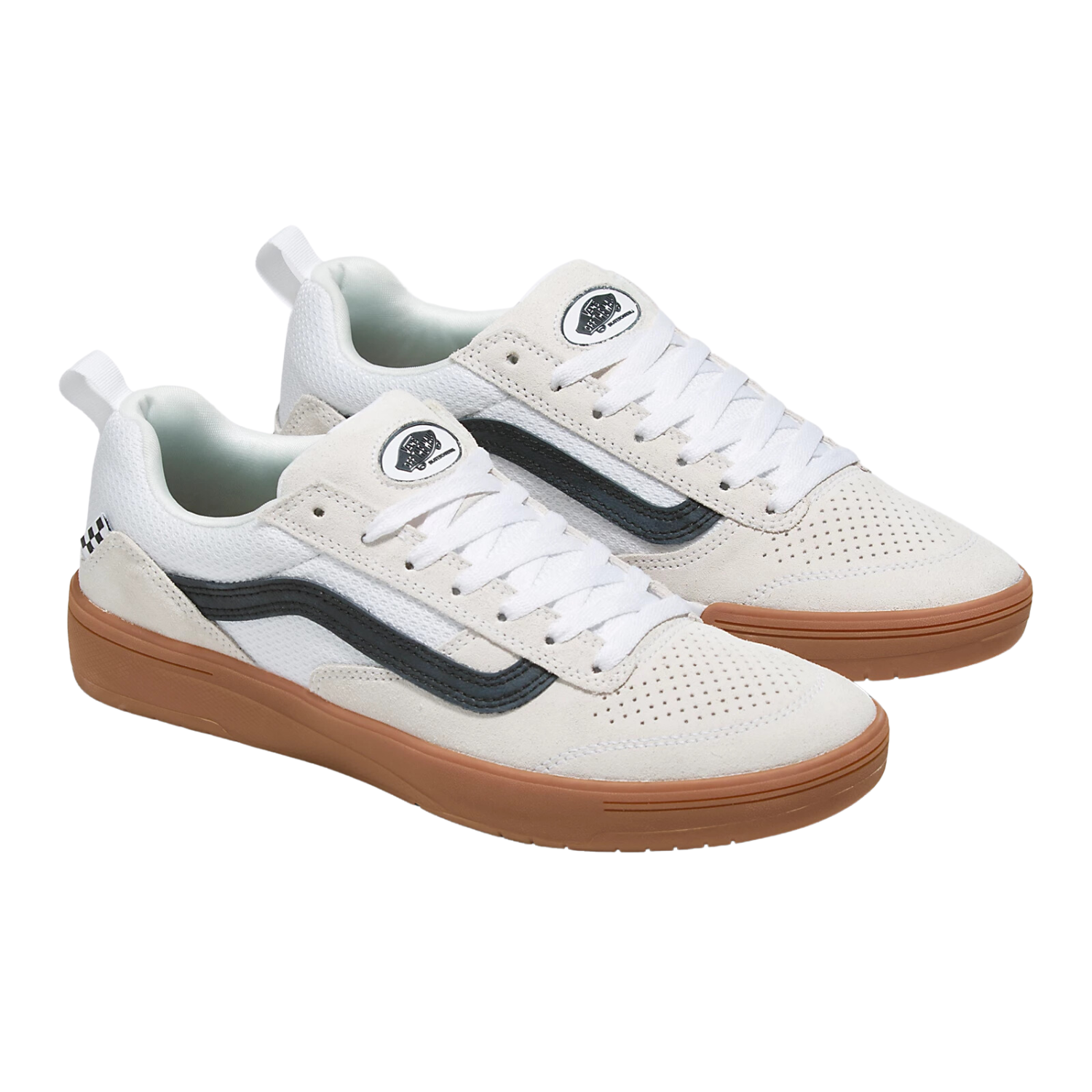 Vans Zahba White/Black/Gum Men's Skate Shoe