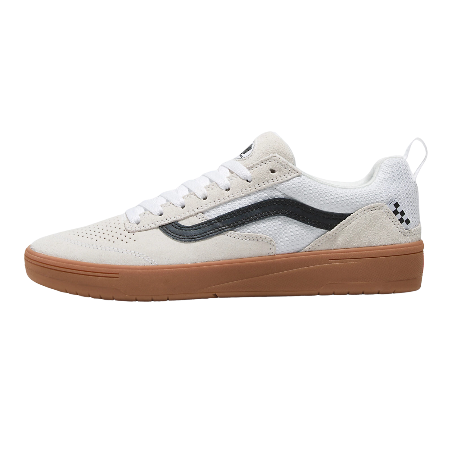 Vans Zahba White/Black/Gum Men's Skate Shoe