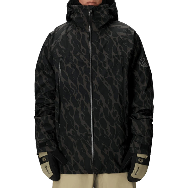 BLACK FRACTURE PRINT
