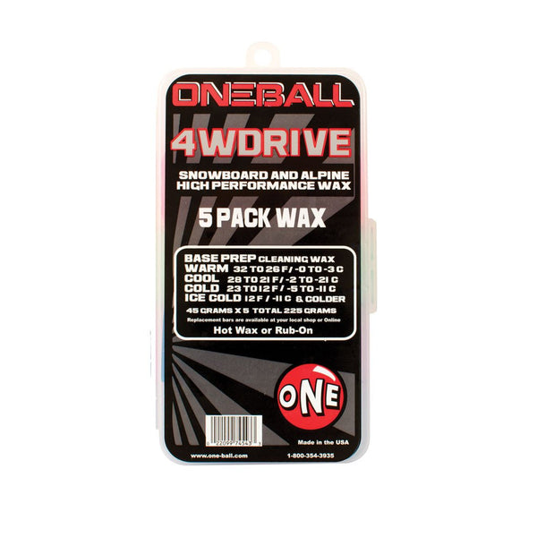 Oneball 4WD 5 Pack Wax