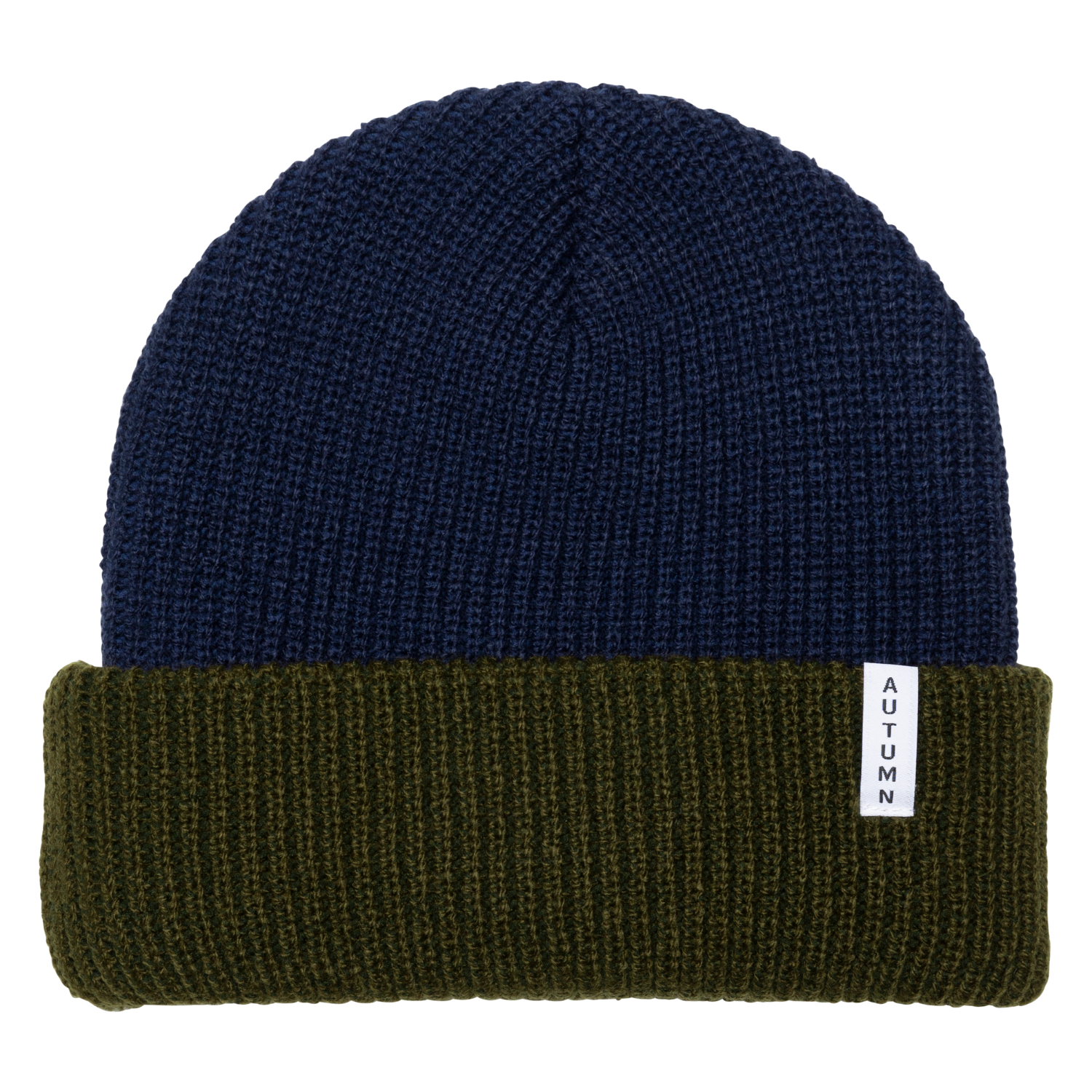 Autumn Blocked Youth Beanie 2023 - Army