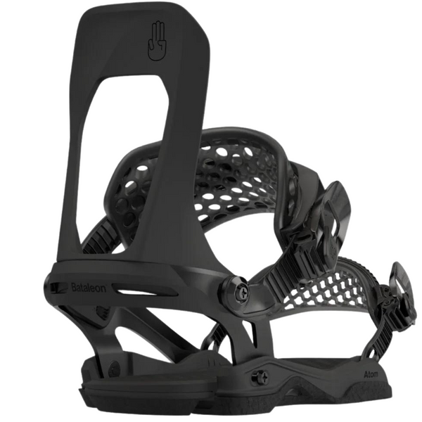 2024 Bataleon Atom Asymwrap Men's Snowboard Bindings - Black