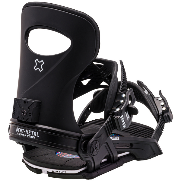 2024 Bent Metal Forte Women's Snowboard Bindings - Black