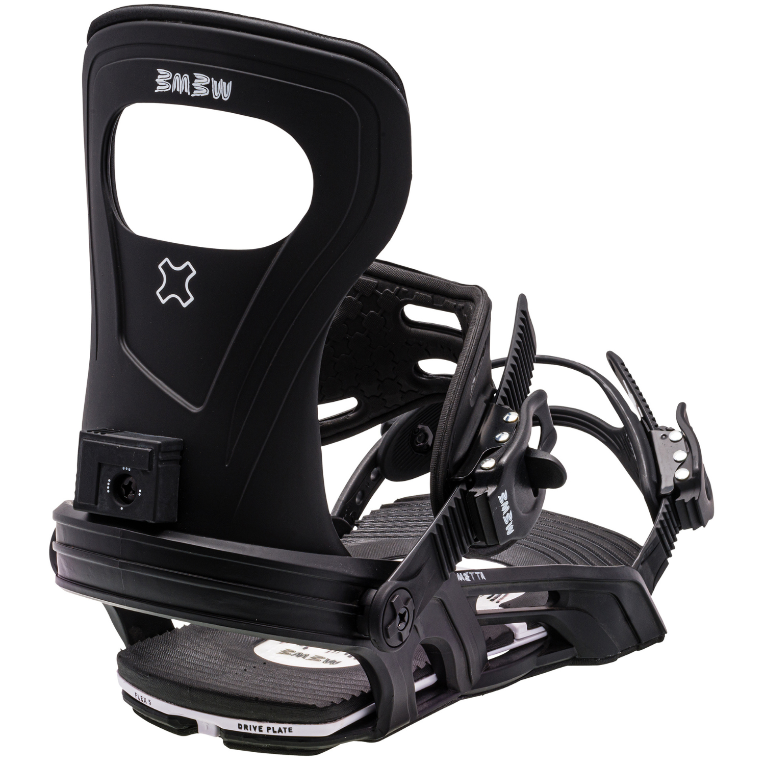 2024 Bent Metal Metta Women's Snowboard Bindings - Black
