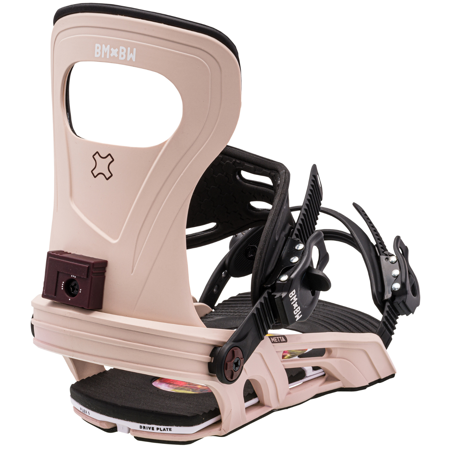 2024 Bent Metal Metta Women's Snowboard Bindings - Pink
