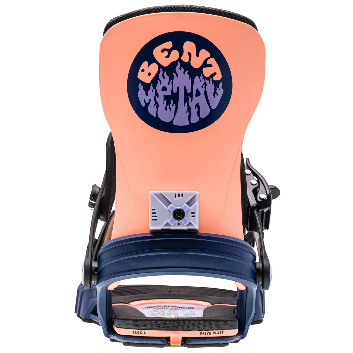 2024 Bent Metal Stylist Women's Snowboard Bindings - Orange