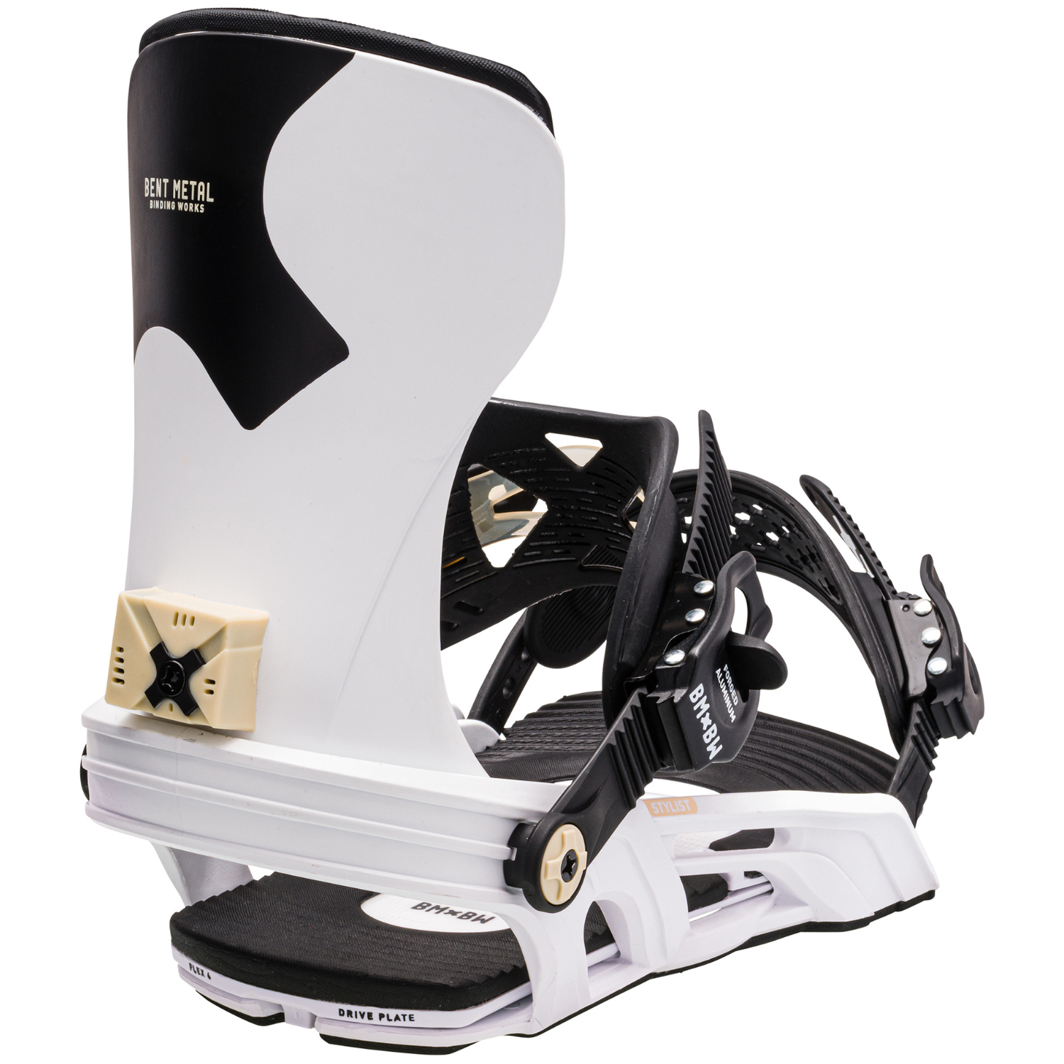 2024 Bent Metal Stylist Women's Snowboard Bindings - White