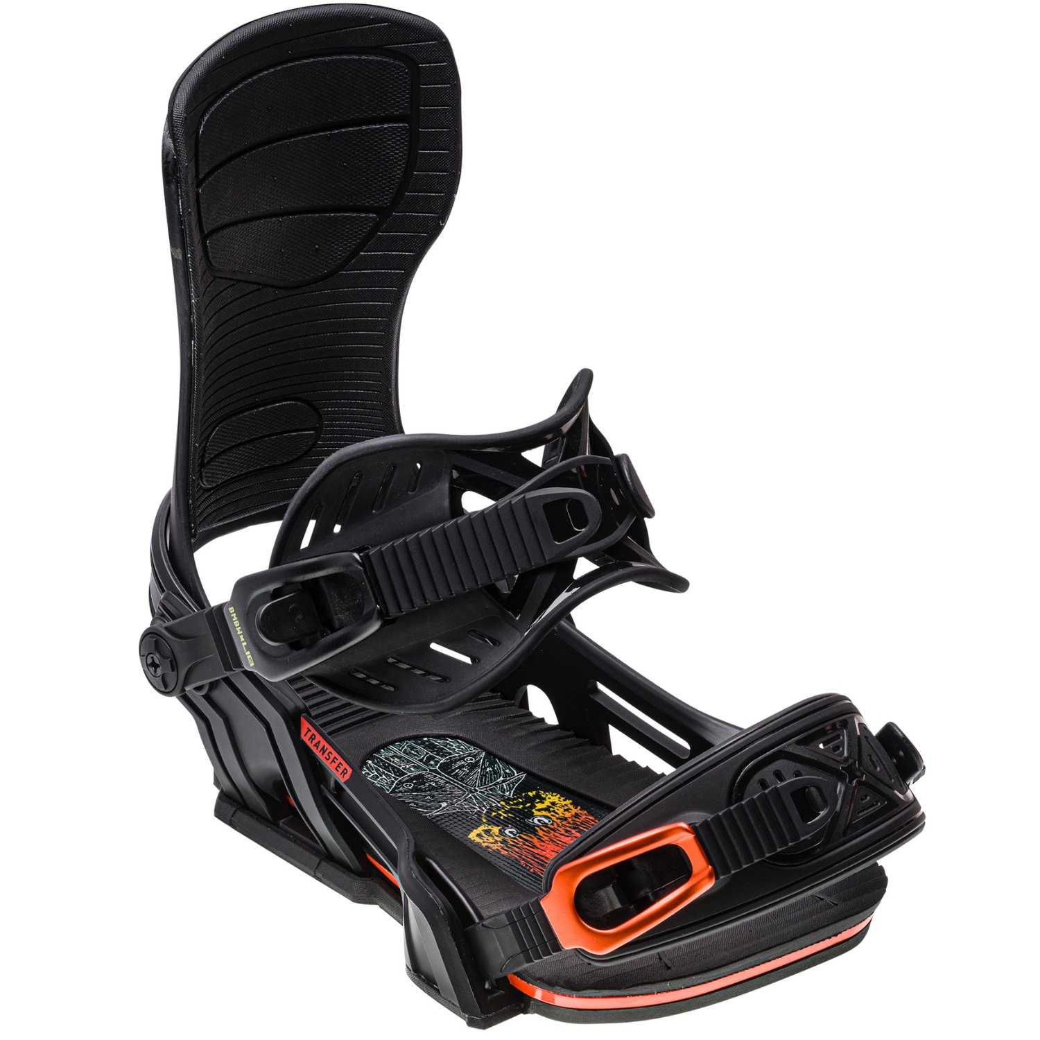 2024 Bent Metal Transfer Men's Snowboard Bindings - Black/Orange