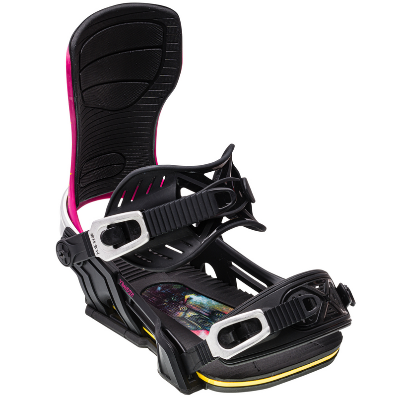 2024 Bent Metal Transfer Men's Snowboard Bindings - Black/Pink