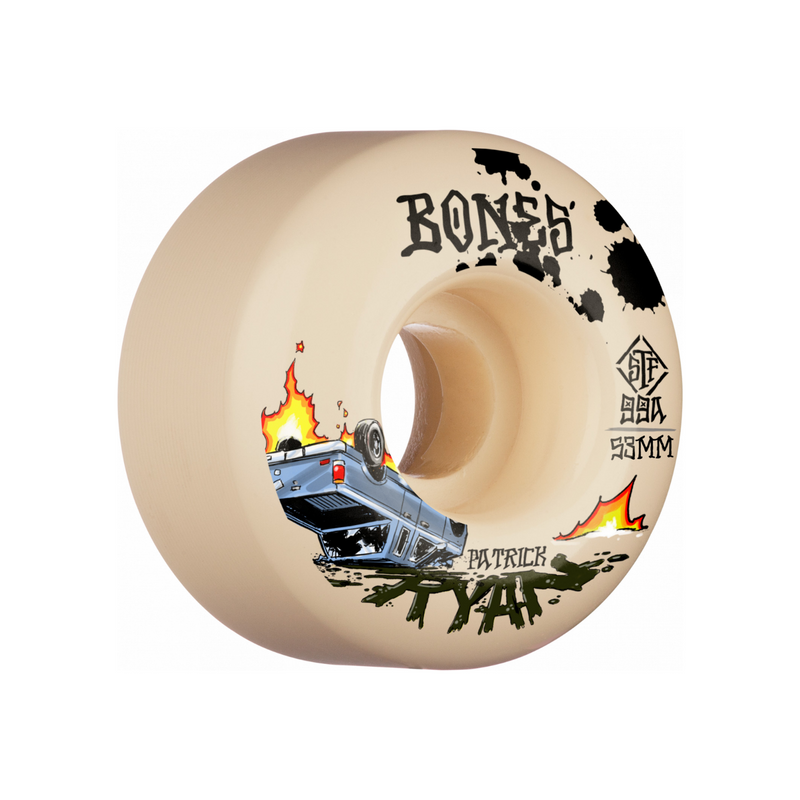 Bones Ryan Crash & Burn V4 54mm Wide Skateboard Wheels