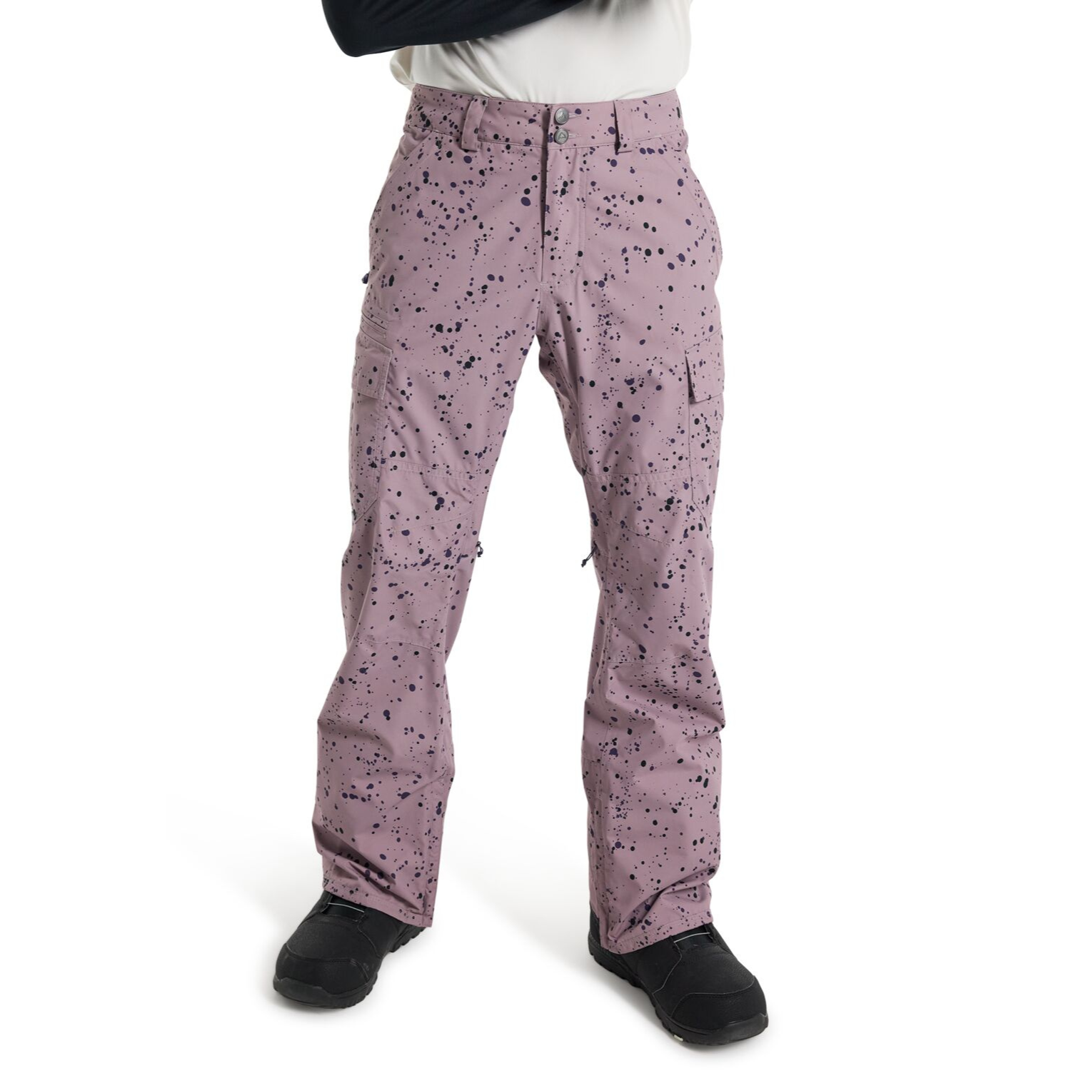 2023 Burton Cargo Regular Fit Men's Snowboard Pants - Elderberry Spatter