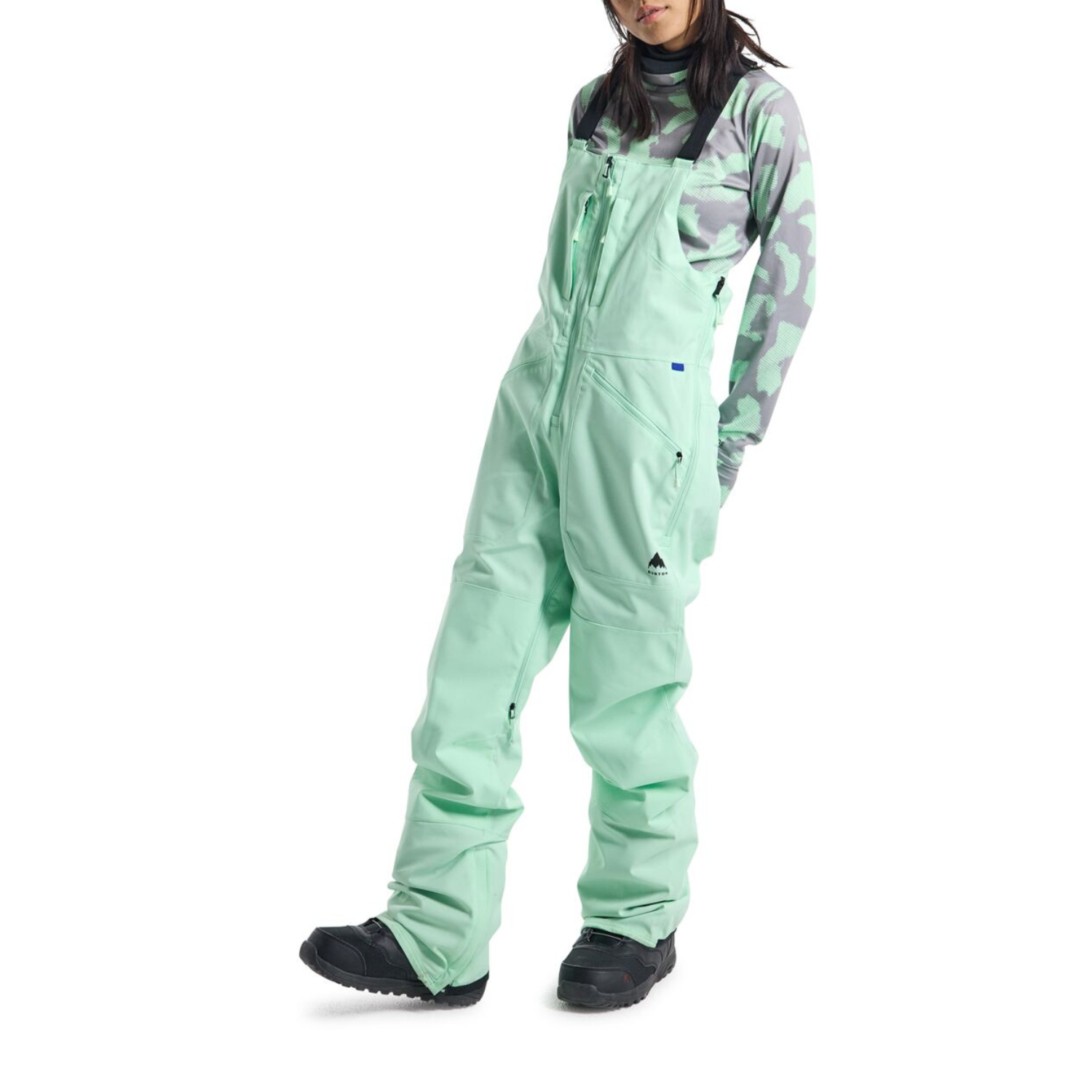 2023 Burton Reserve Stretch Women's Snowboard Bib - Jewel Green