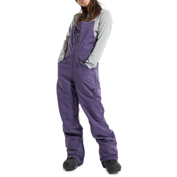 2023 Burton Reserve Stretch Women's Snowboard Bib - Violet Halo