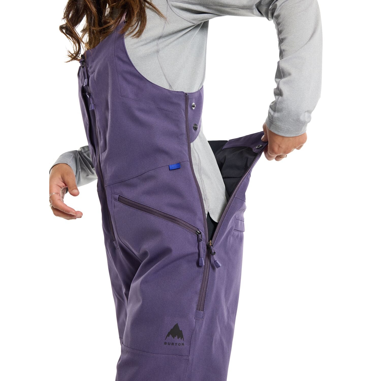 2023 Burton Reserve Stretch Women's Snowboard Bib - Violet Halo