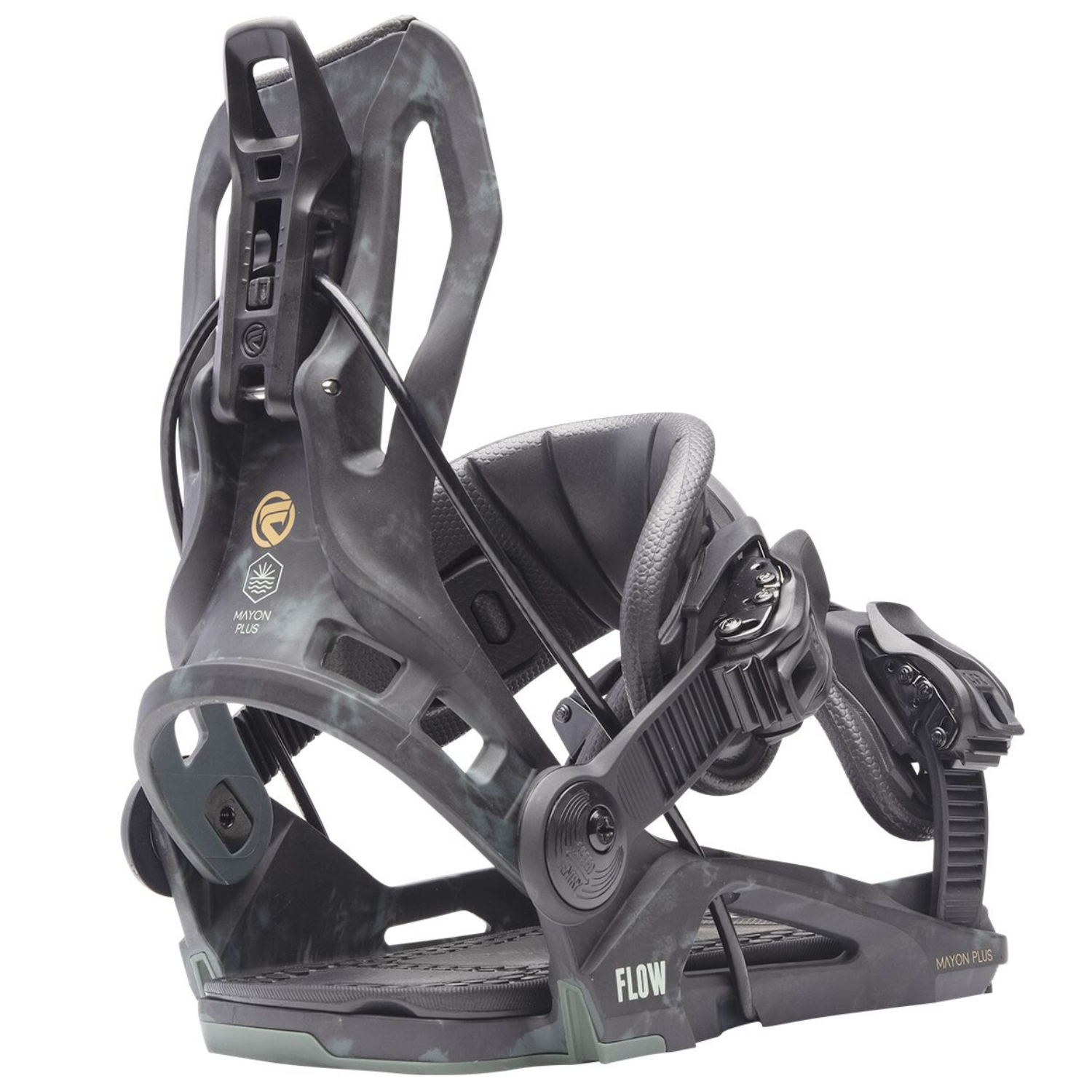 2024 Flow Mayon Plus Women's Snowboard Bindings - Black Aqua