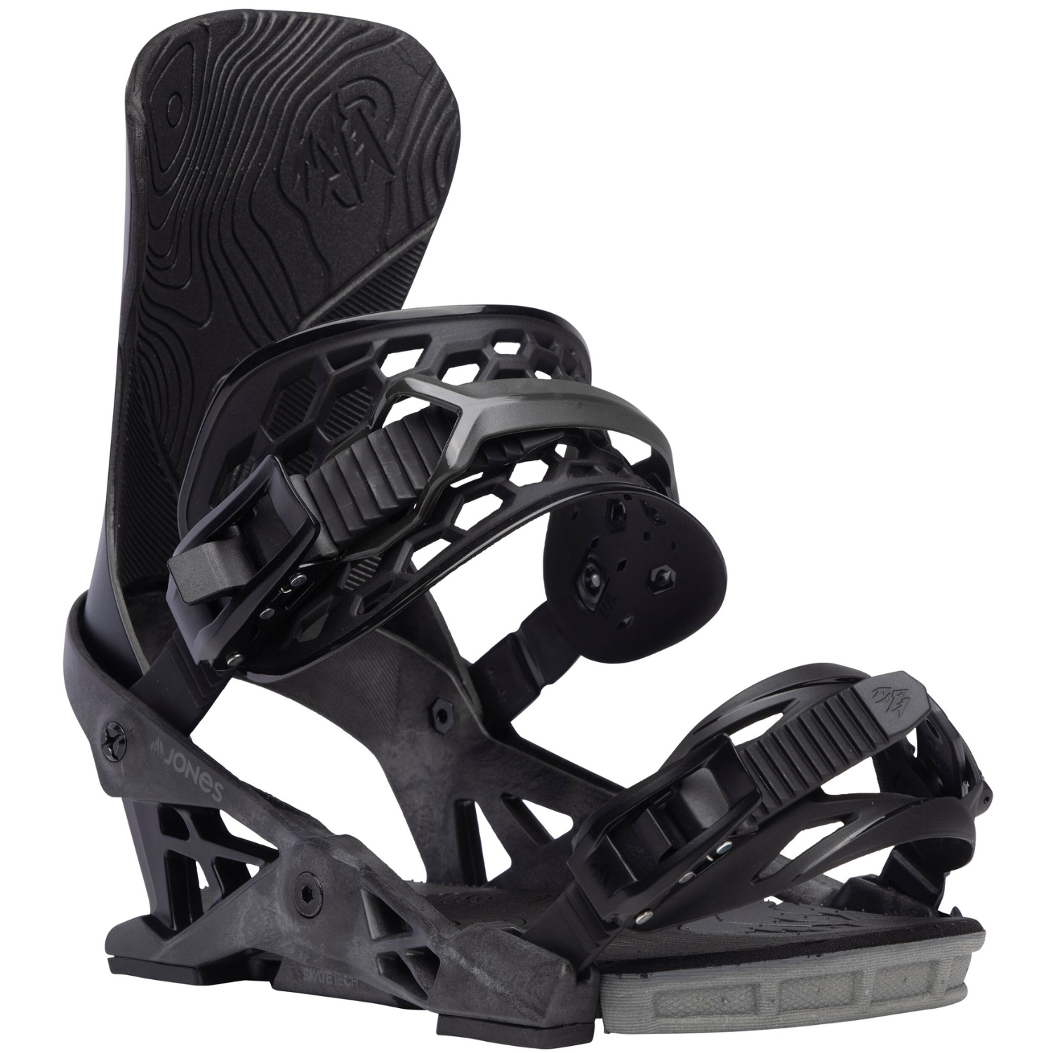 2024 Jones Apollo Men's Snowboard Bindings - Stealth Black