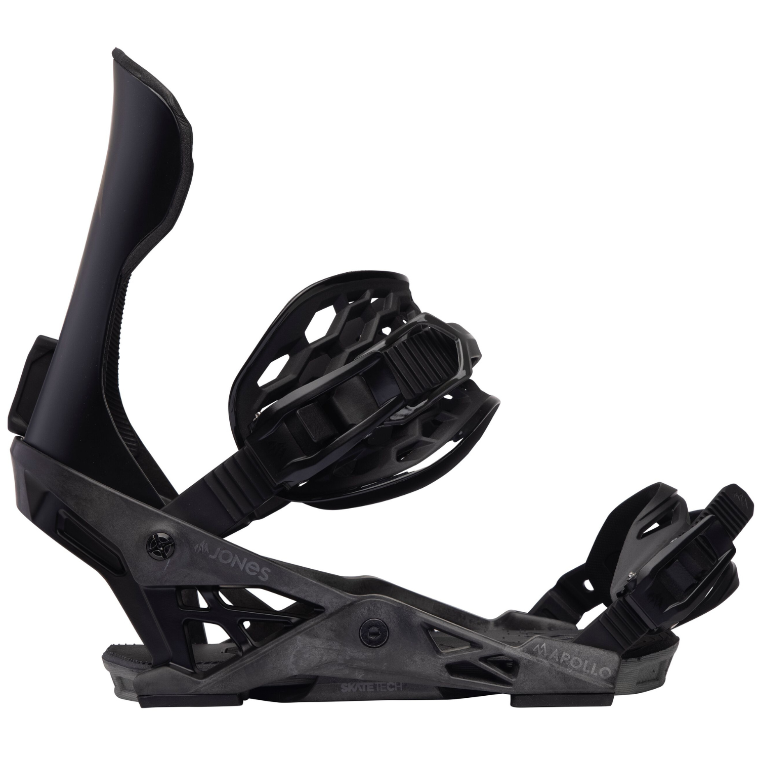2024 Jones Apollo Men's Snowboard Bindings - Stealth Black