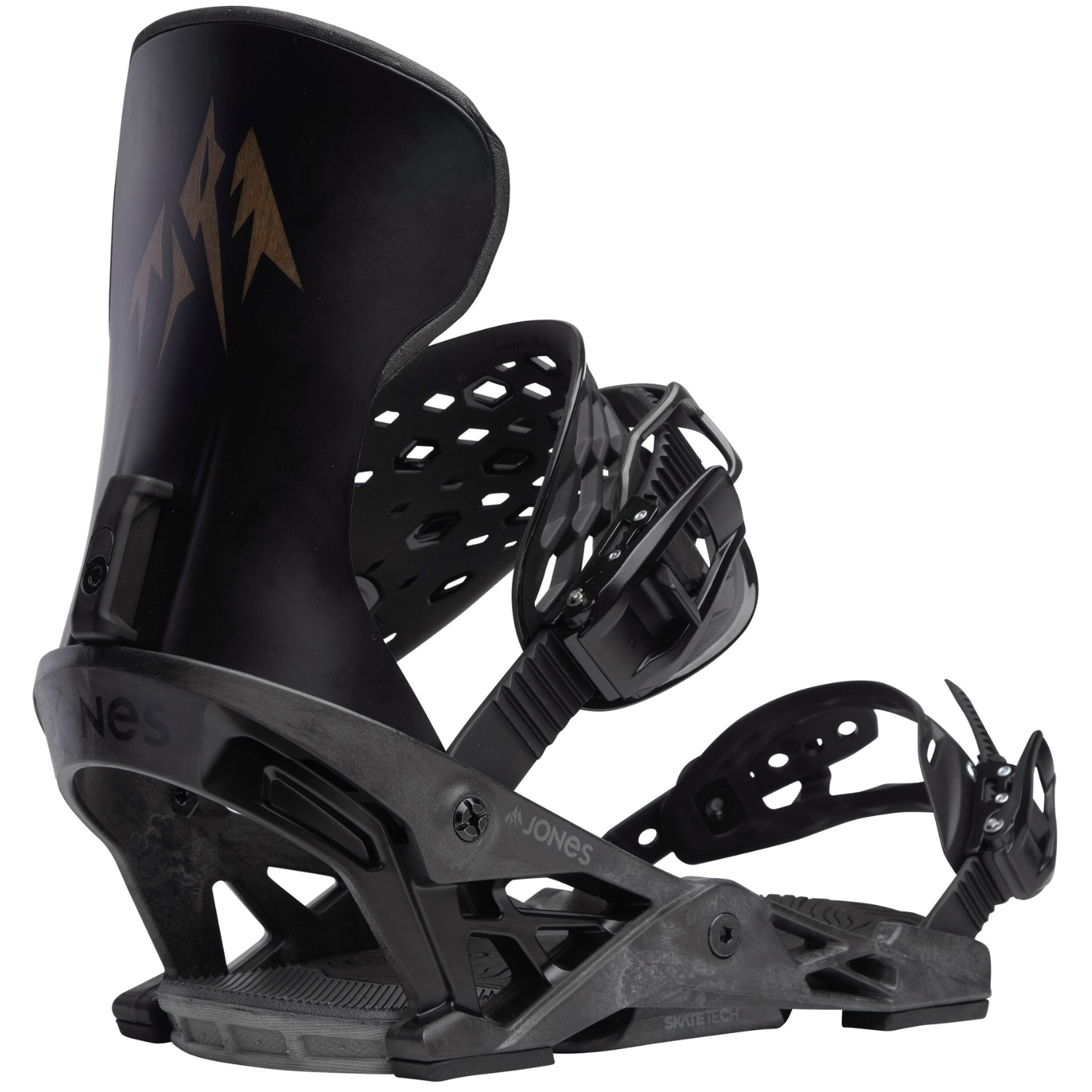 2024 Jones Apollo Men's Snowboard Bindings - Stealth Black