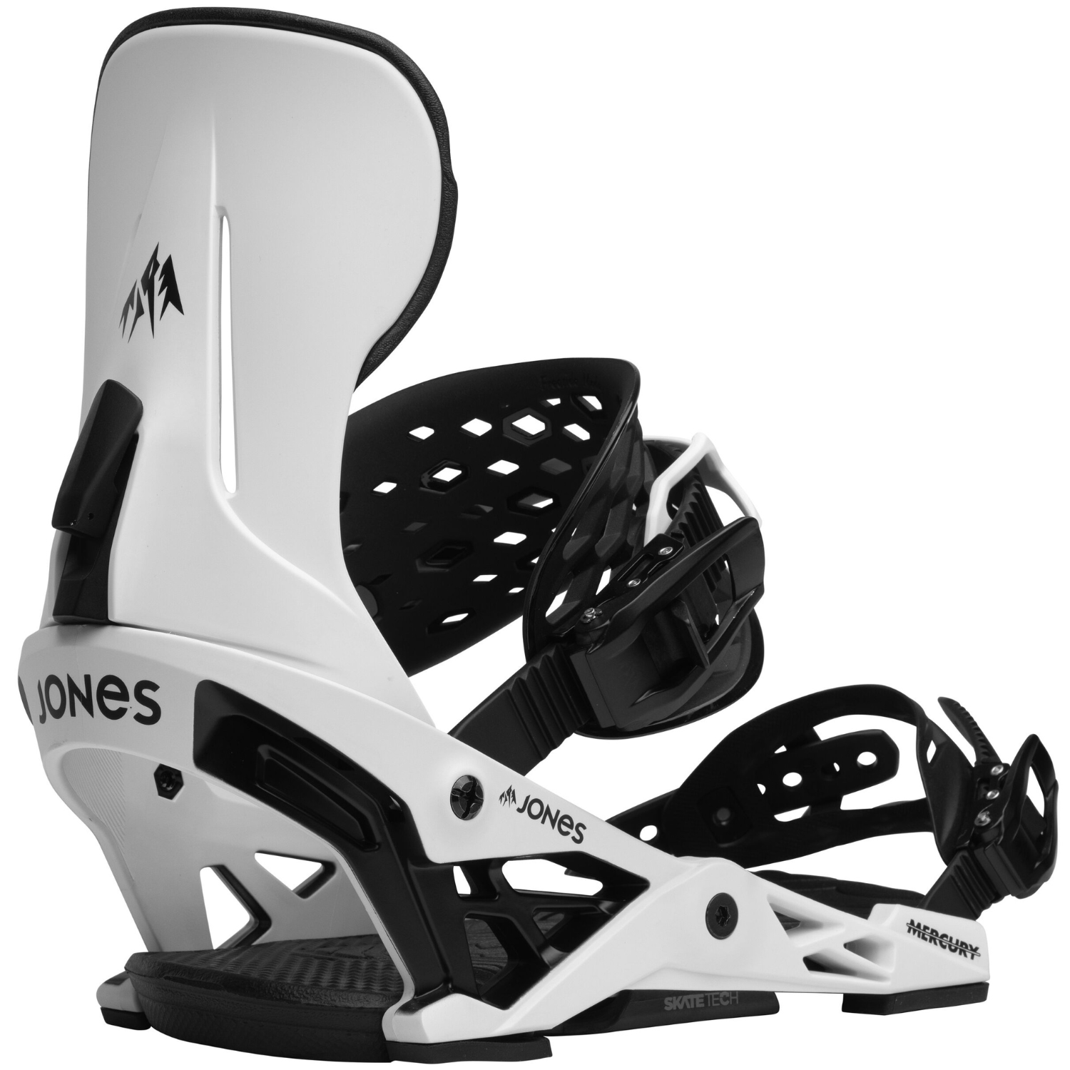 2024 Jones Mercury Men's Snowboard Bindings - Cloud White