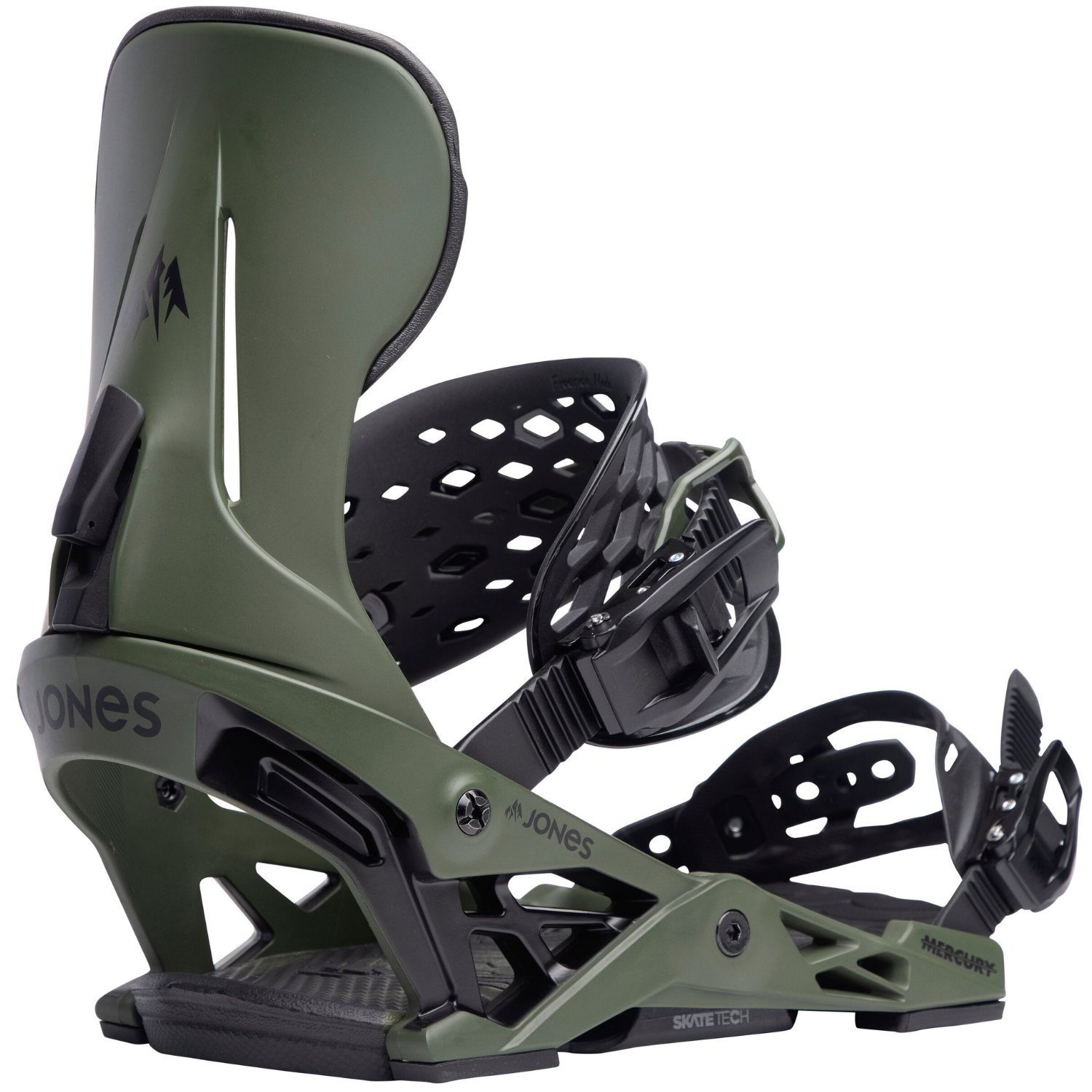 2024 Jones Mercury Men's Snowboard Bindings - Pine Green