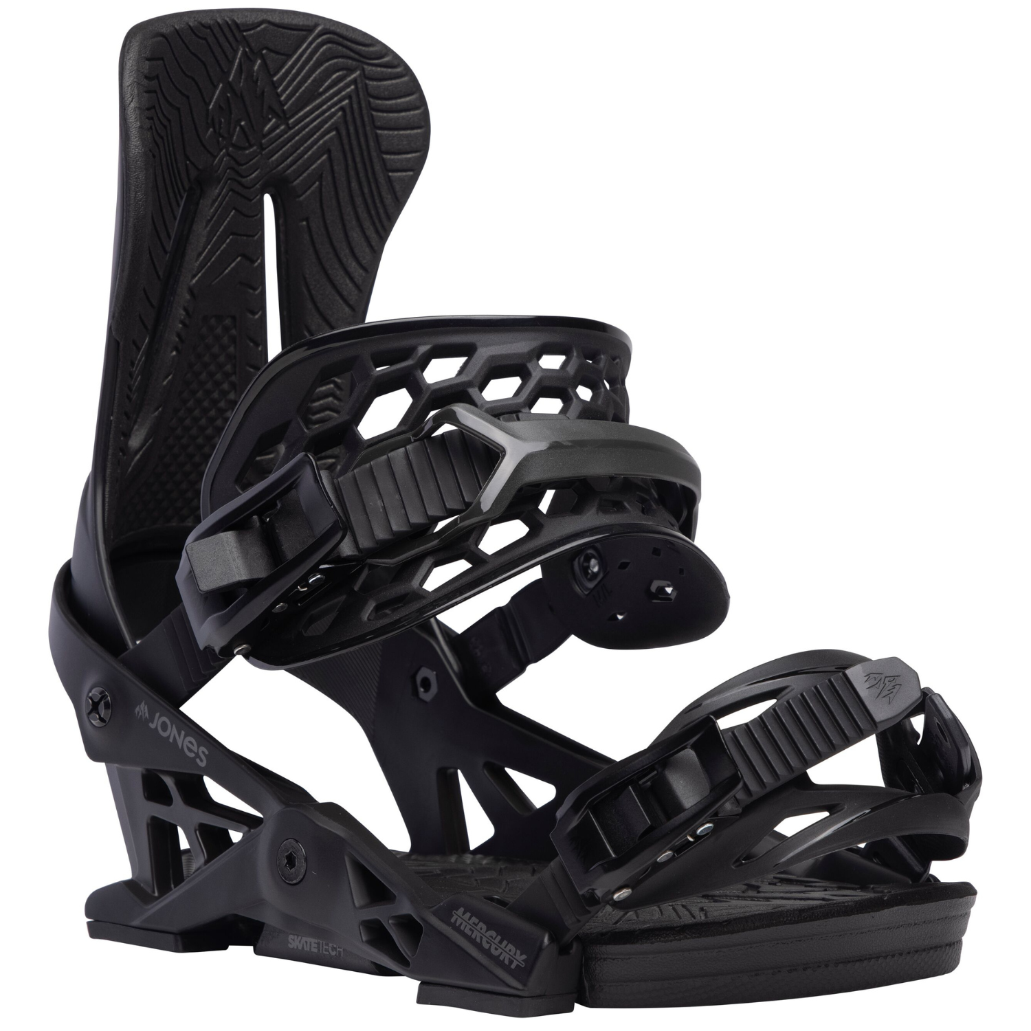 2024 Jones Mercury Men's Snowboard Bindings - Eclipse Black