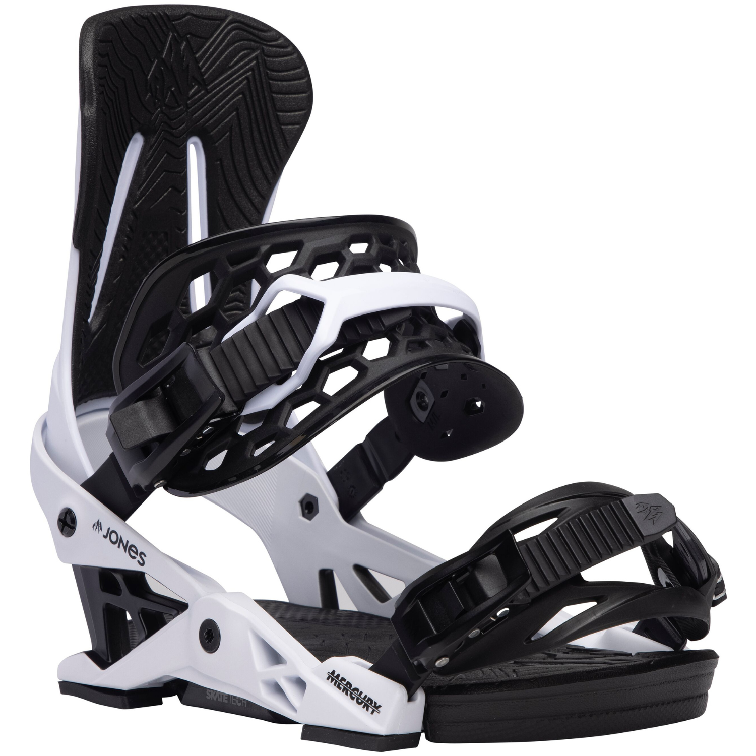 2024 Jones Mercury Men's Snowboard Bindings - Cloud White