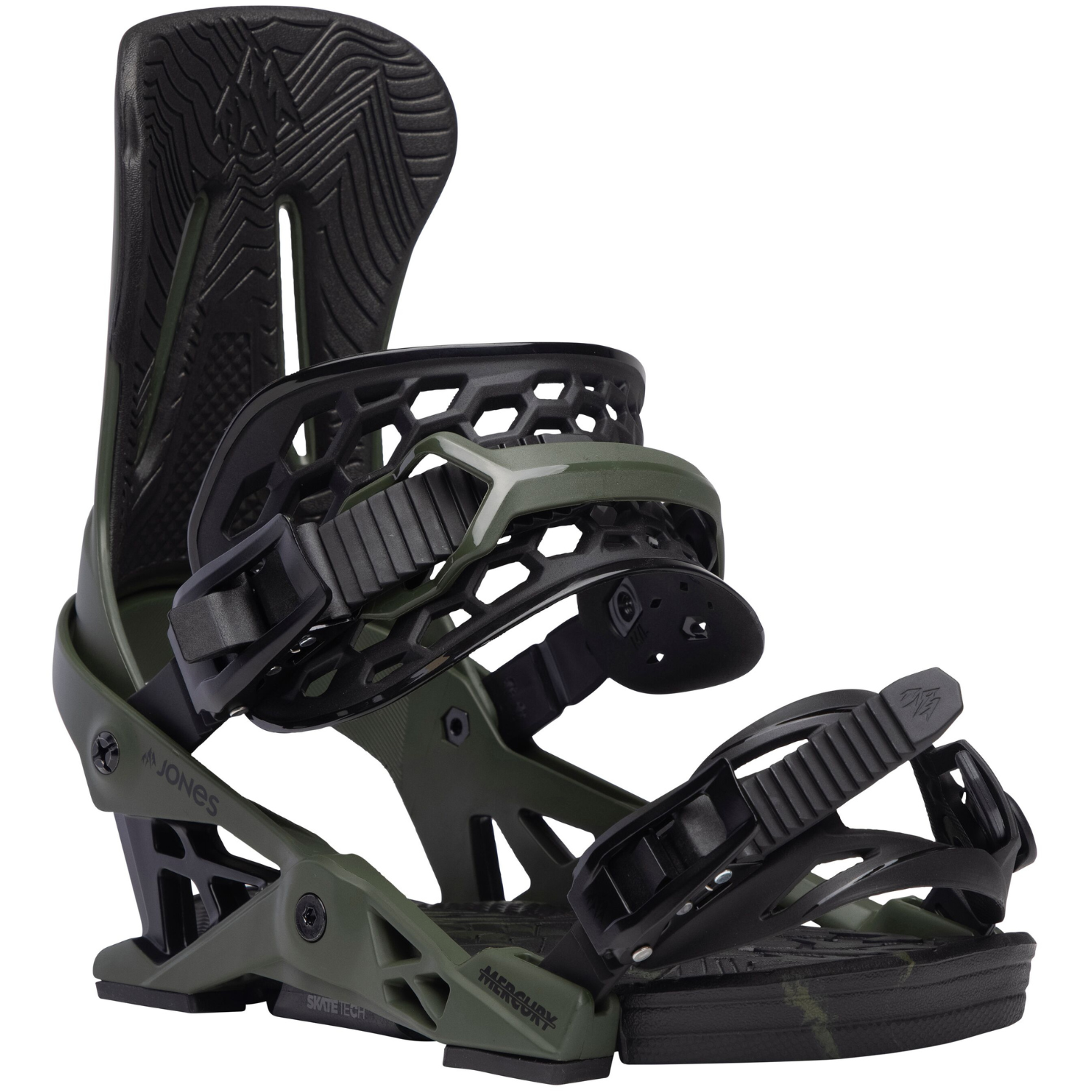 2024 Jones Mercury Men's Snowboard Bindings - Pine Green