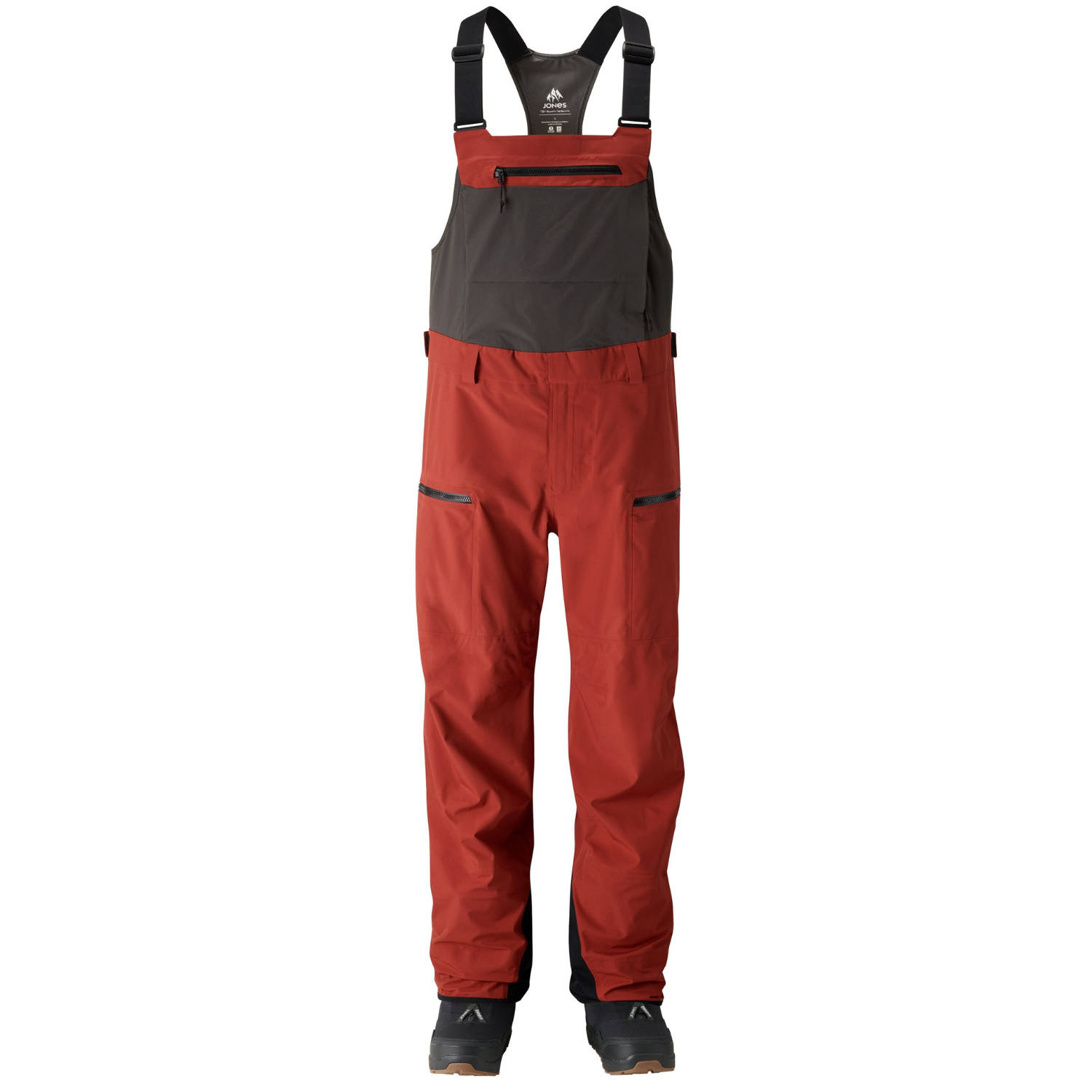 2023 Jones Shralpinist Stretch Bib - Obsidian Red