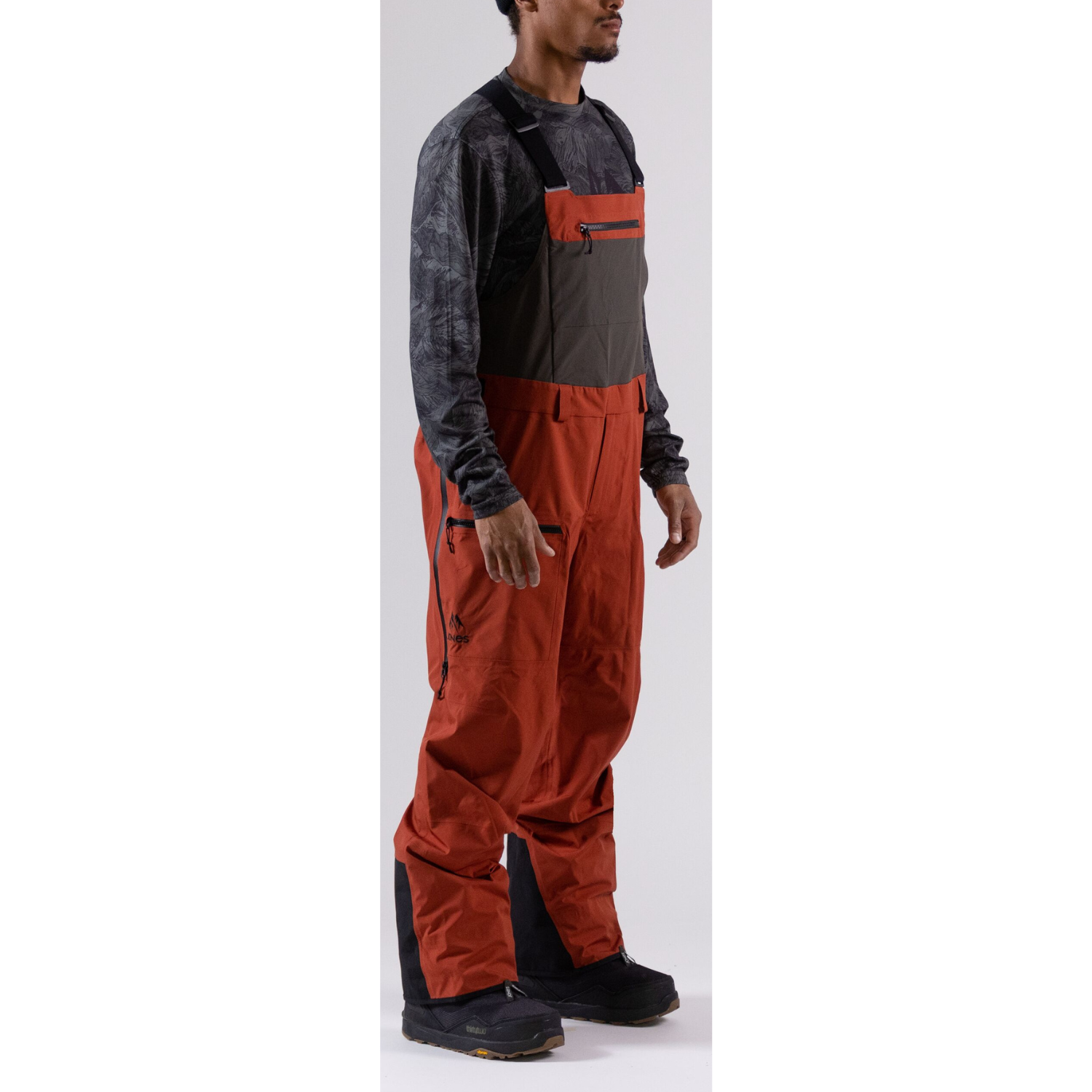 2023 Jones Shralpinist Stretch Bib - Obsidian Red