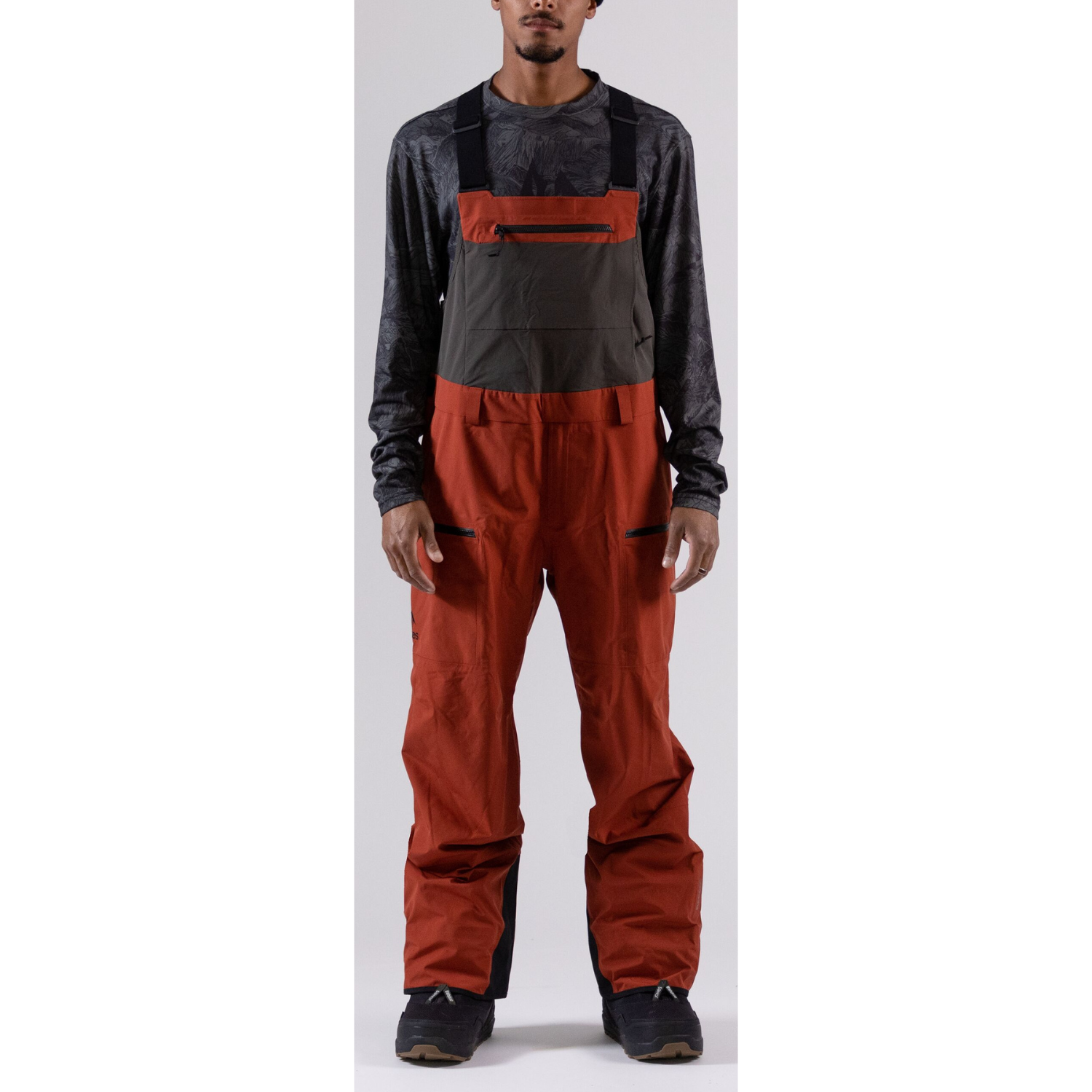 2023 Jones Shralpinist Stretch Bib - Obsidian Red