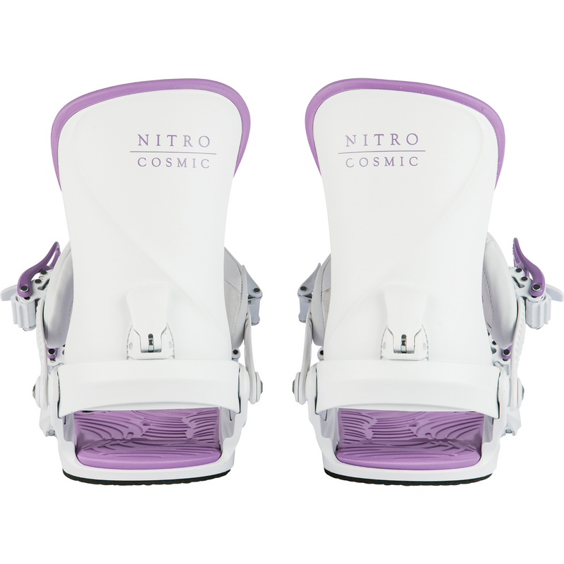 2024 Nitro Cosmic Women's Snowboard Bindings - White Lavender