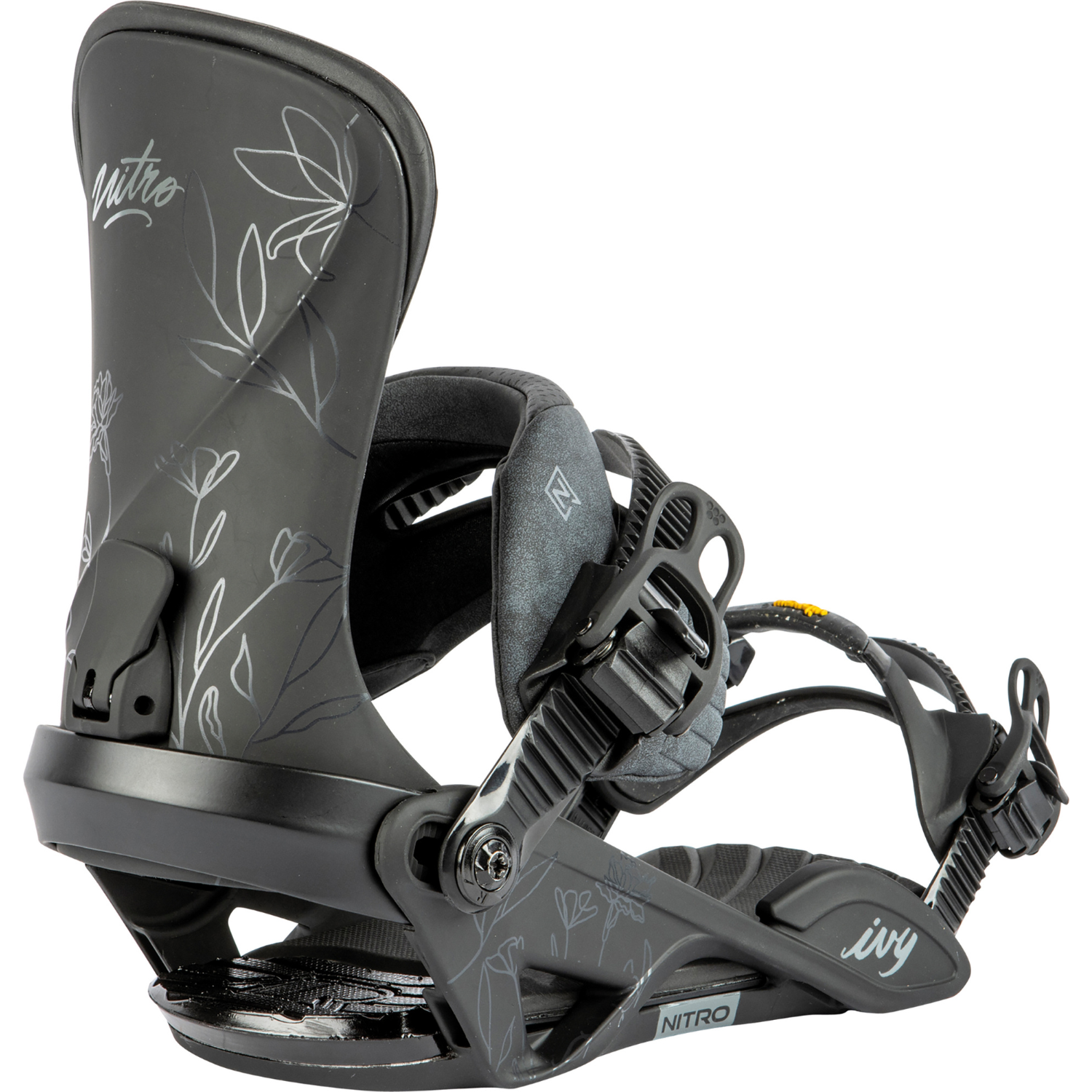 2024 Nitro Ivy Women's Snowboard Bindings - Ultra Black
