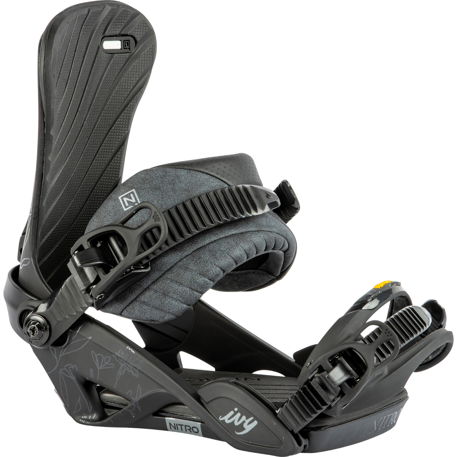 2024 Nitro Ivy Women's Snowboard Bindings - Ultra Black