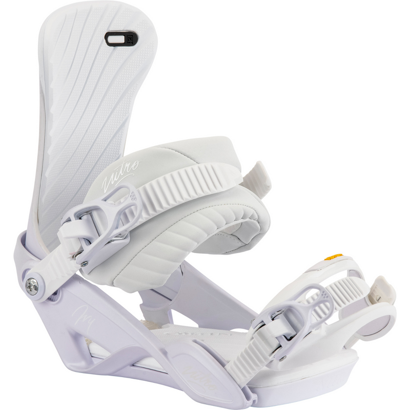 2024 Nitro Ivy Women's Snowboard Bindings - White Pearl