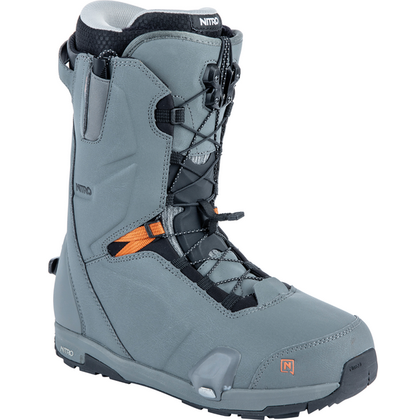 2024 Nitro Profile Step On Men's Snowboard Boots - Charcoal