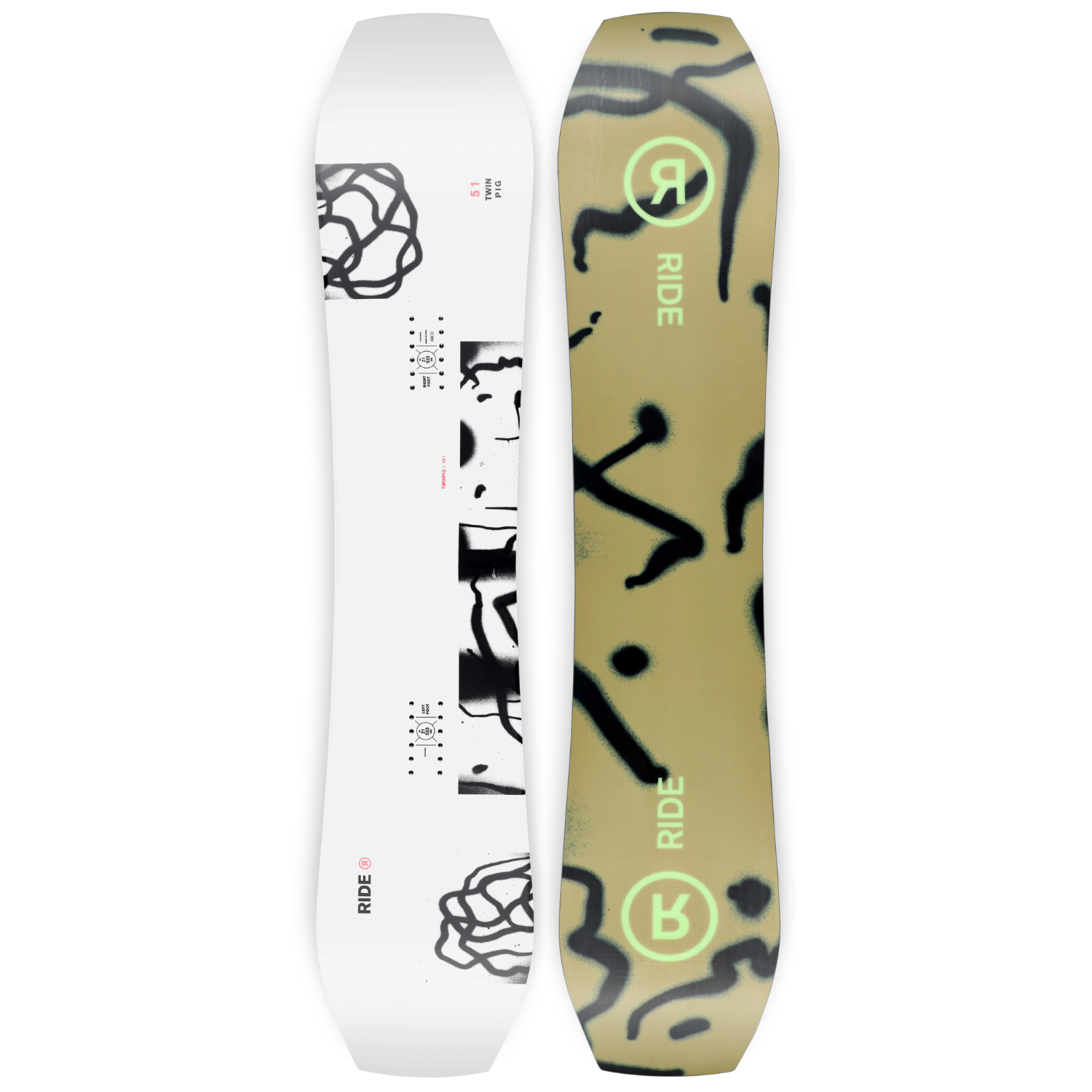 2024 Ride Twinpig Men's Snowboard